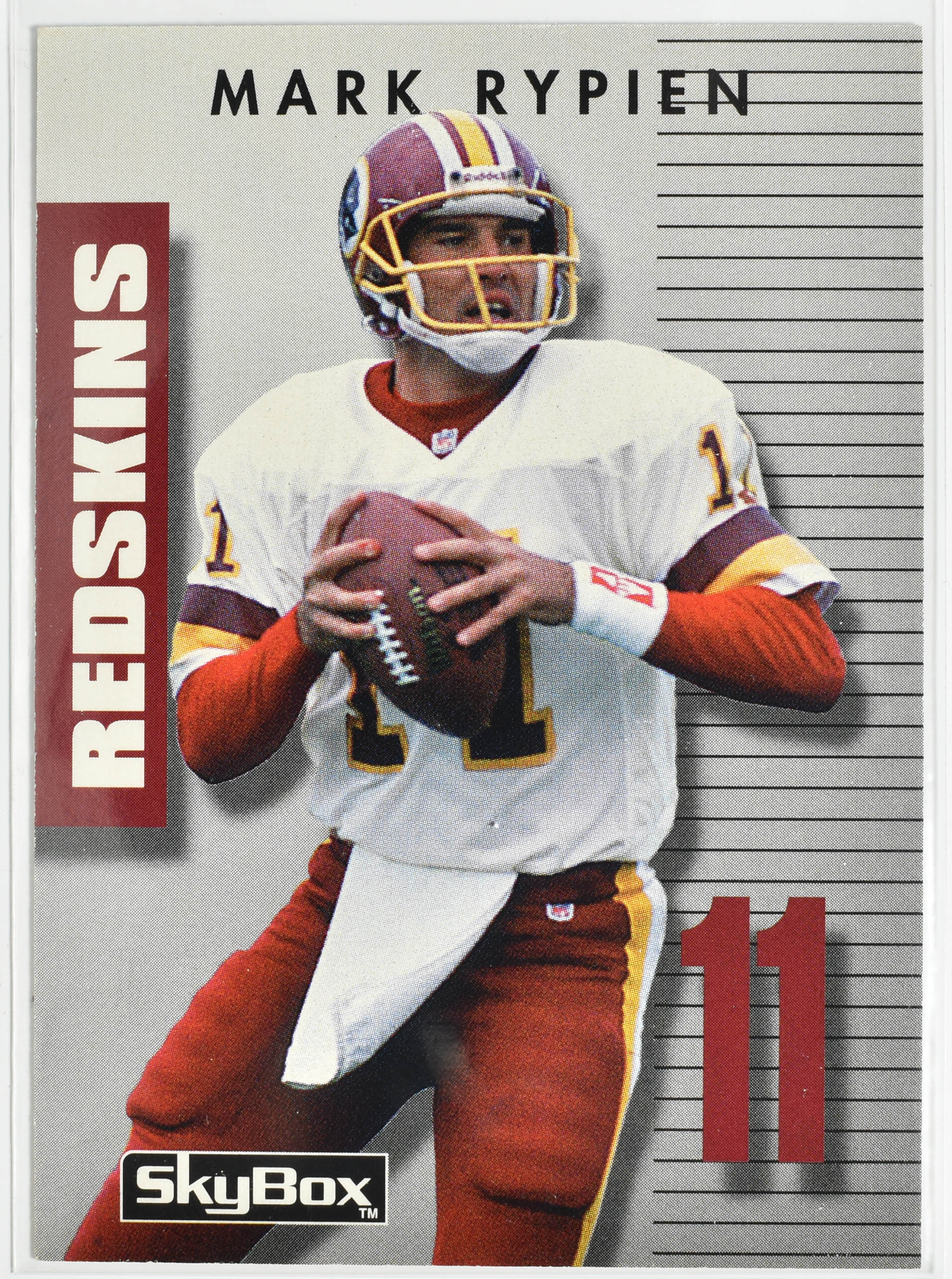 Mark Rypien 011 Skybox 1992 Washington Football Team