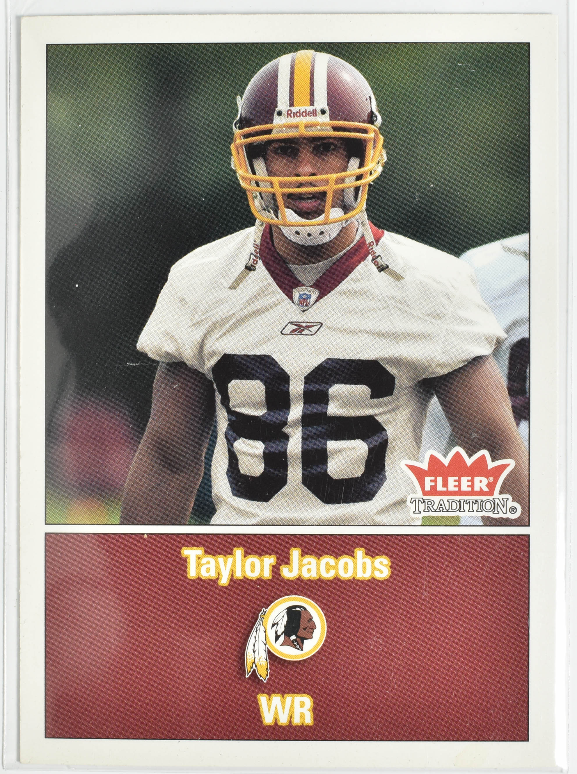 Taylor Jacobs 280 Fleer 2003 Washington Football Team