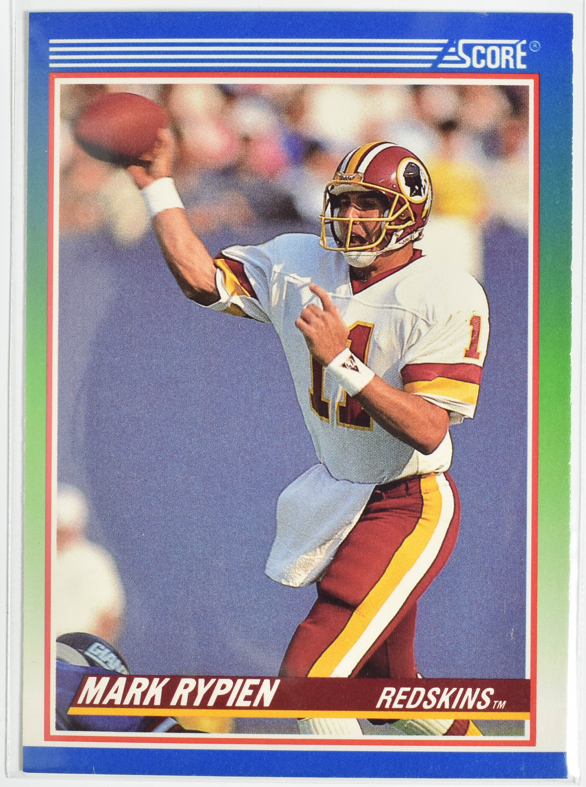 Mark Rypien 350 Score 1990 Washington Football Team