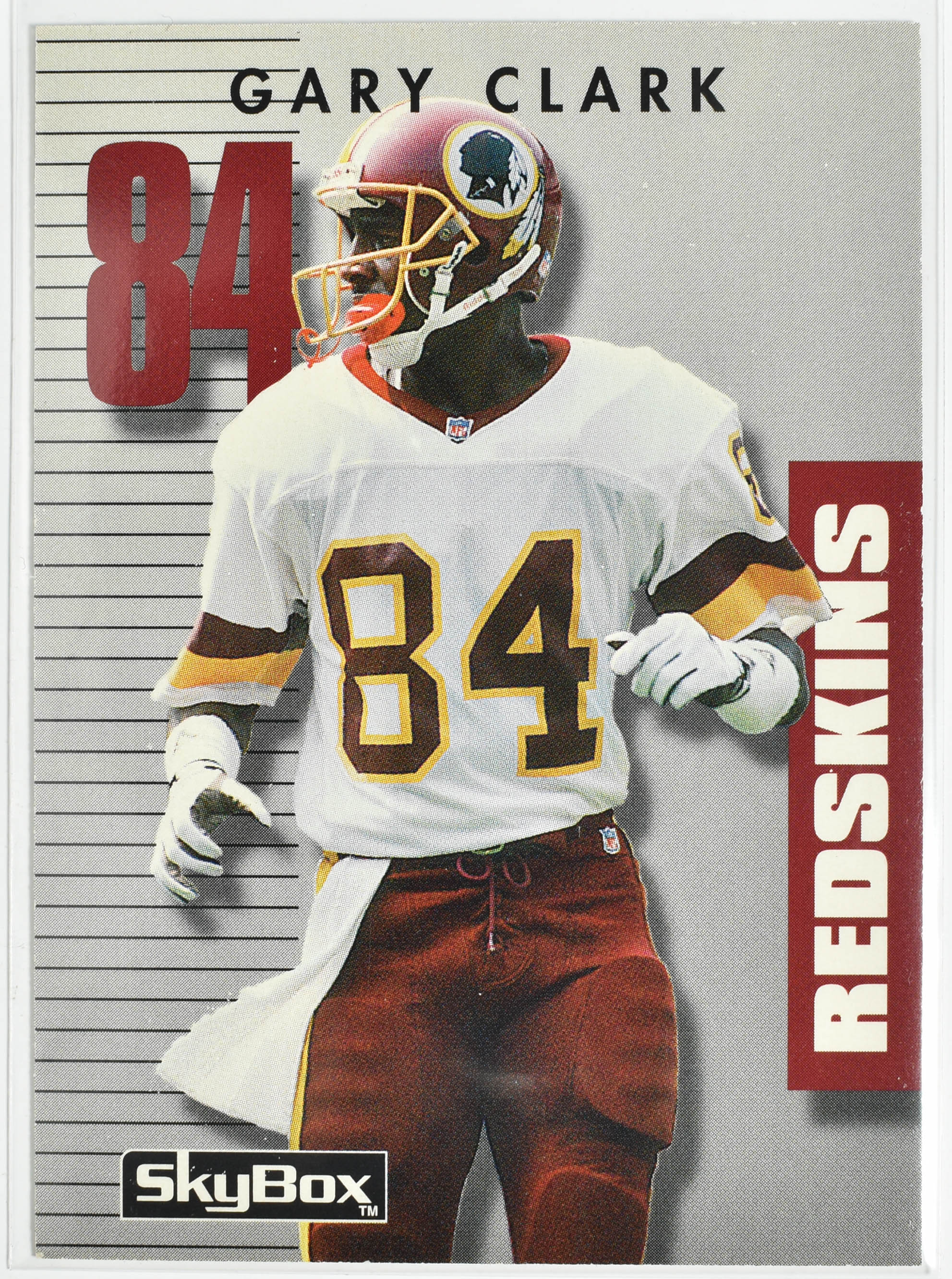 Gary Clark 142 Skybox 1992 Washington Football Team