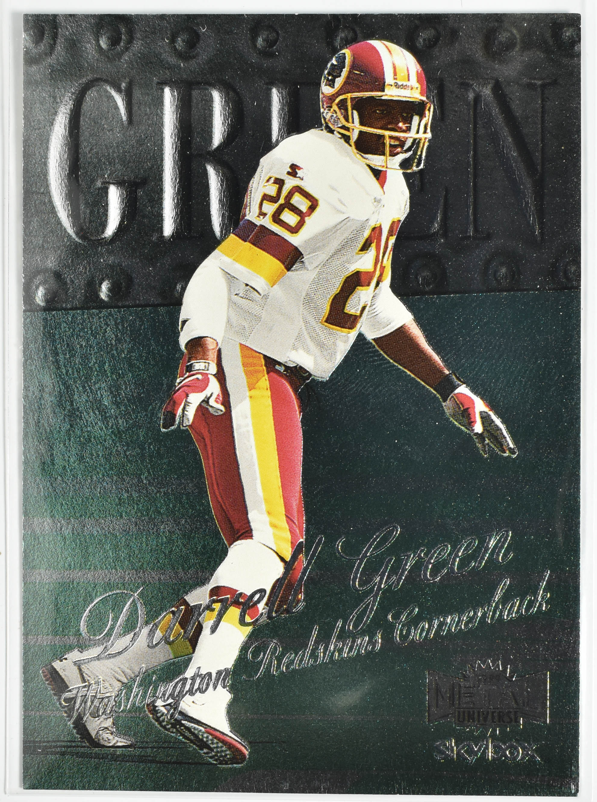 Darrell Green 142 Metal Universe 1999 Skybox Washington Football Team