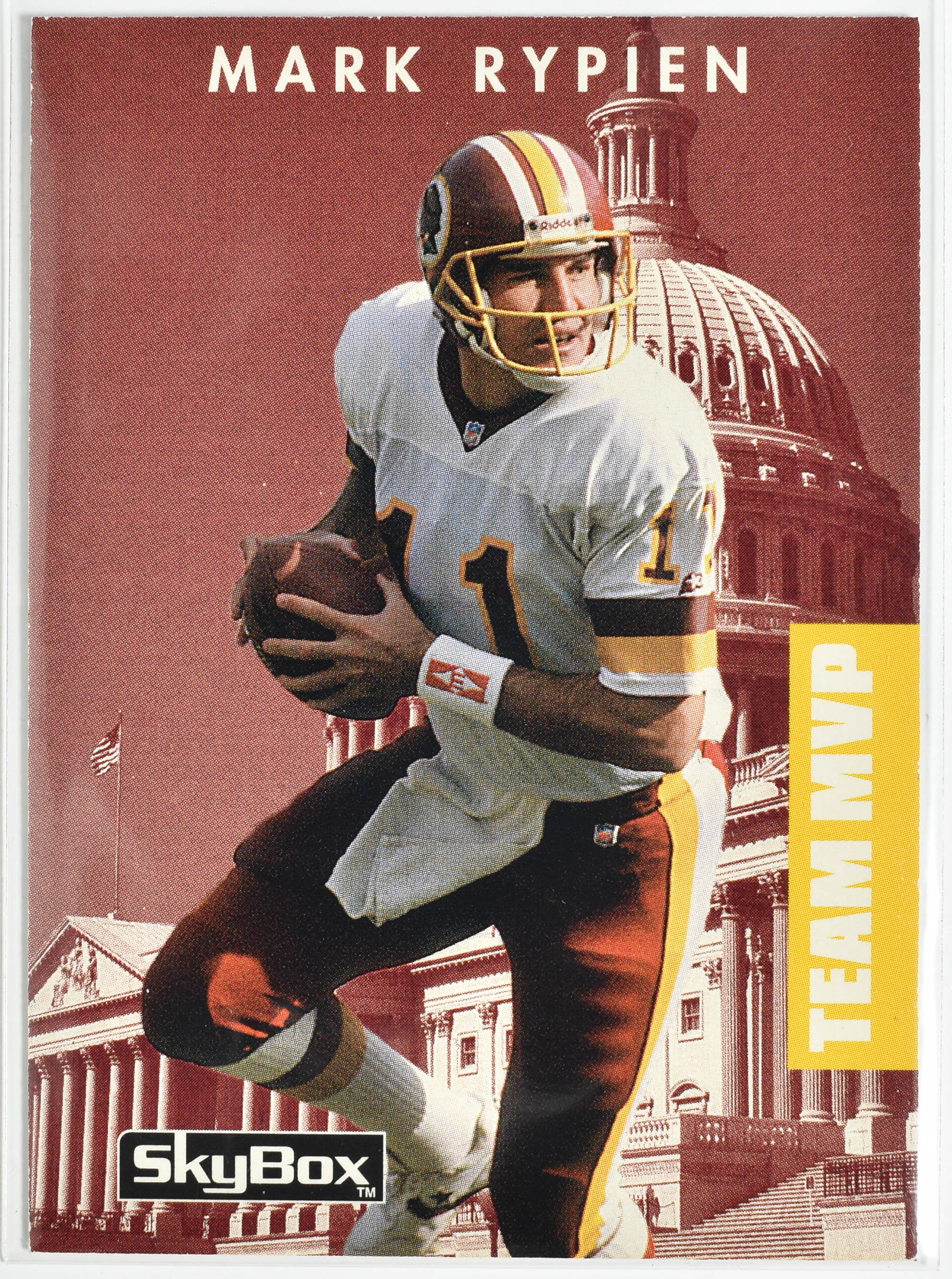 Mark Rypien 077 Skybox 1992 Prime Time Washington Football Team