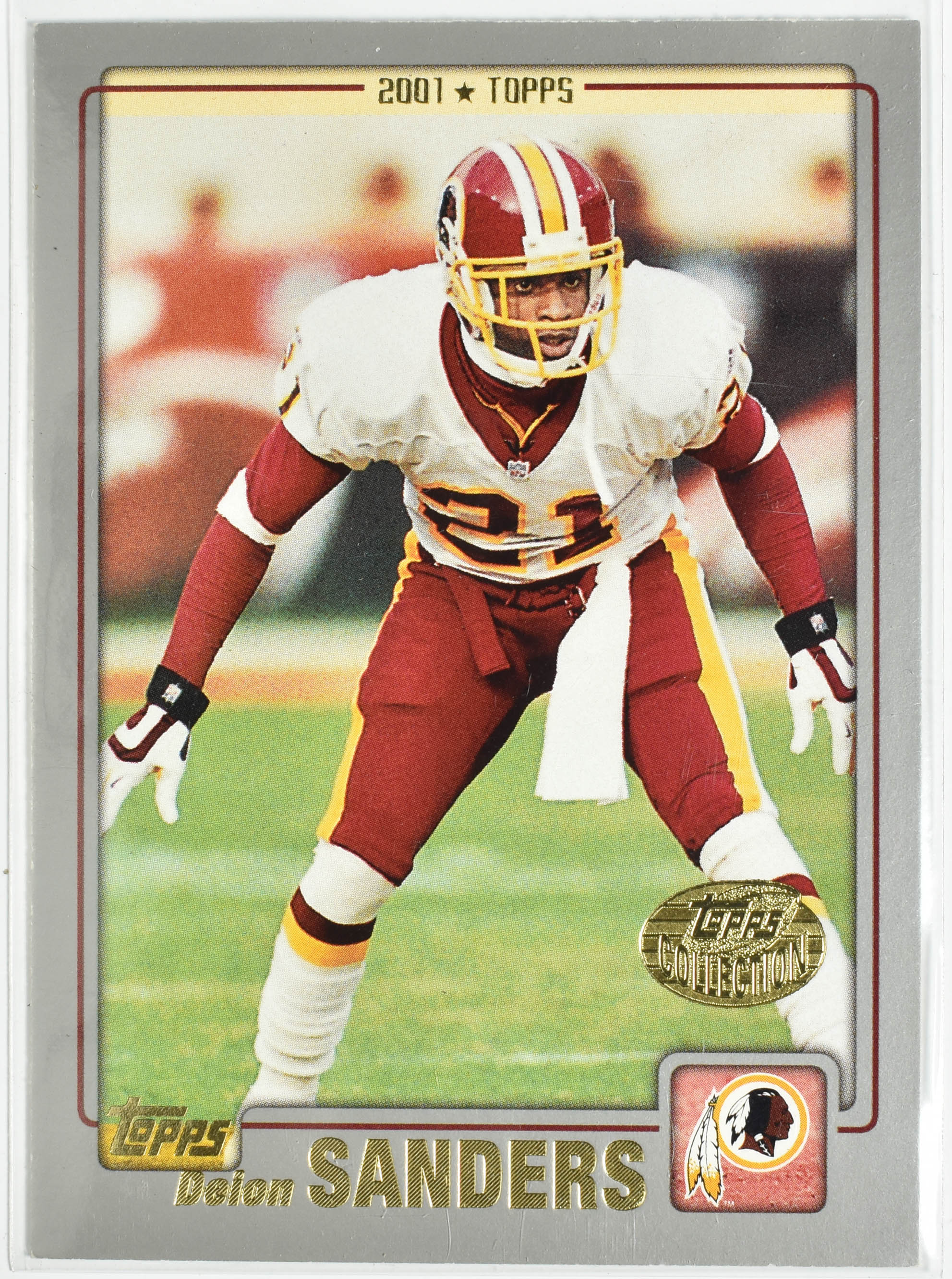 Deion Sanders 10 Topps 2001 Washington Football Team
