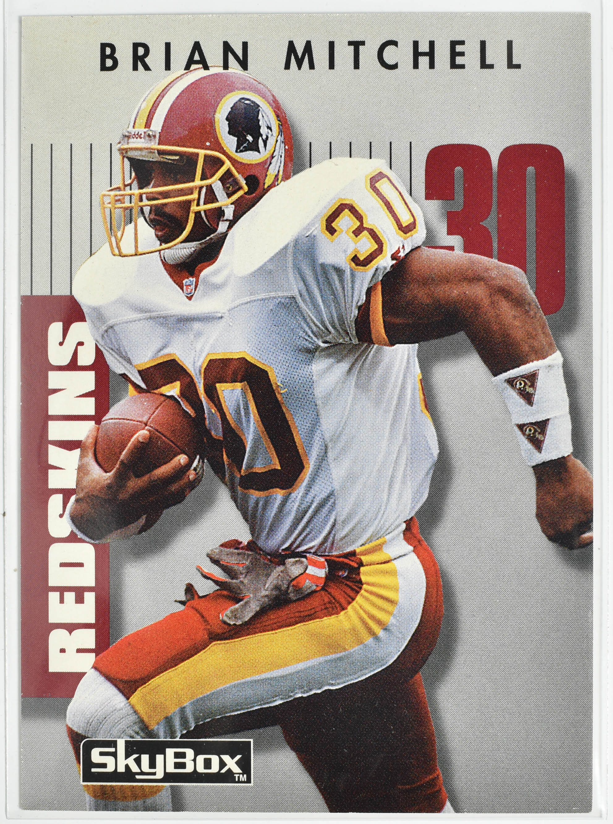 Brian Mitchell 205 Skybox 1992 PrimeTime Washington Football Team