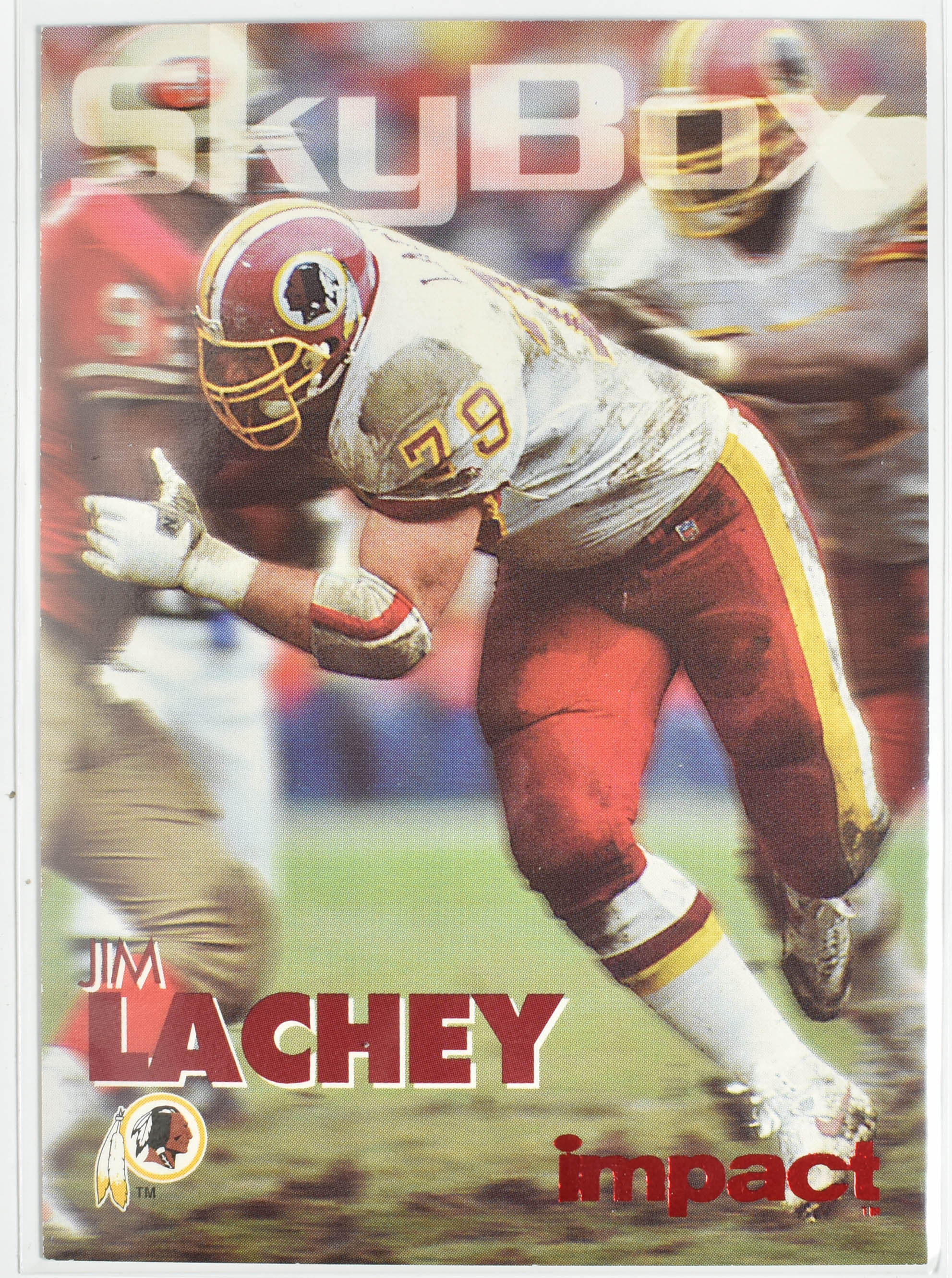 Jim Lachey 330 Skybox Impact 1993 Washington Football Team