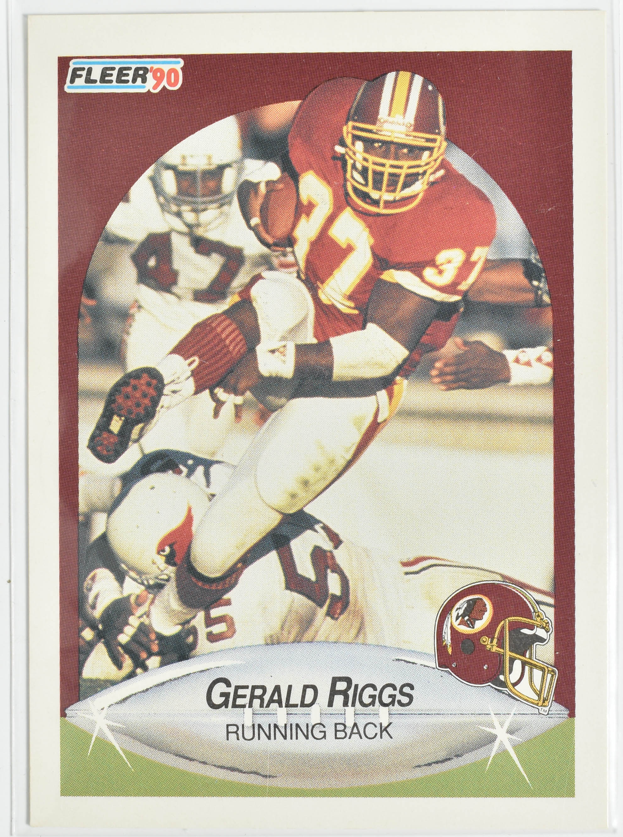 Gerald Riggs 165 Fleer 1990 Washington Football Team