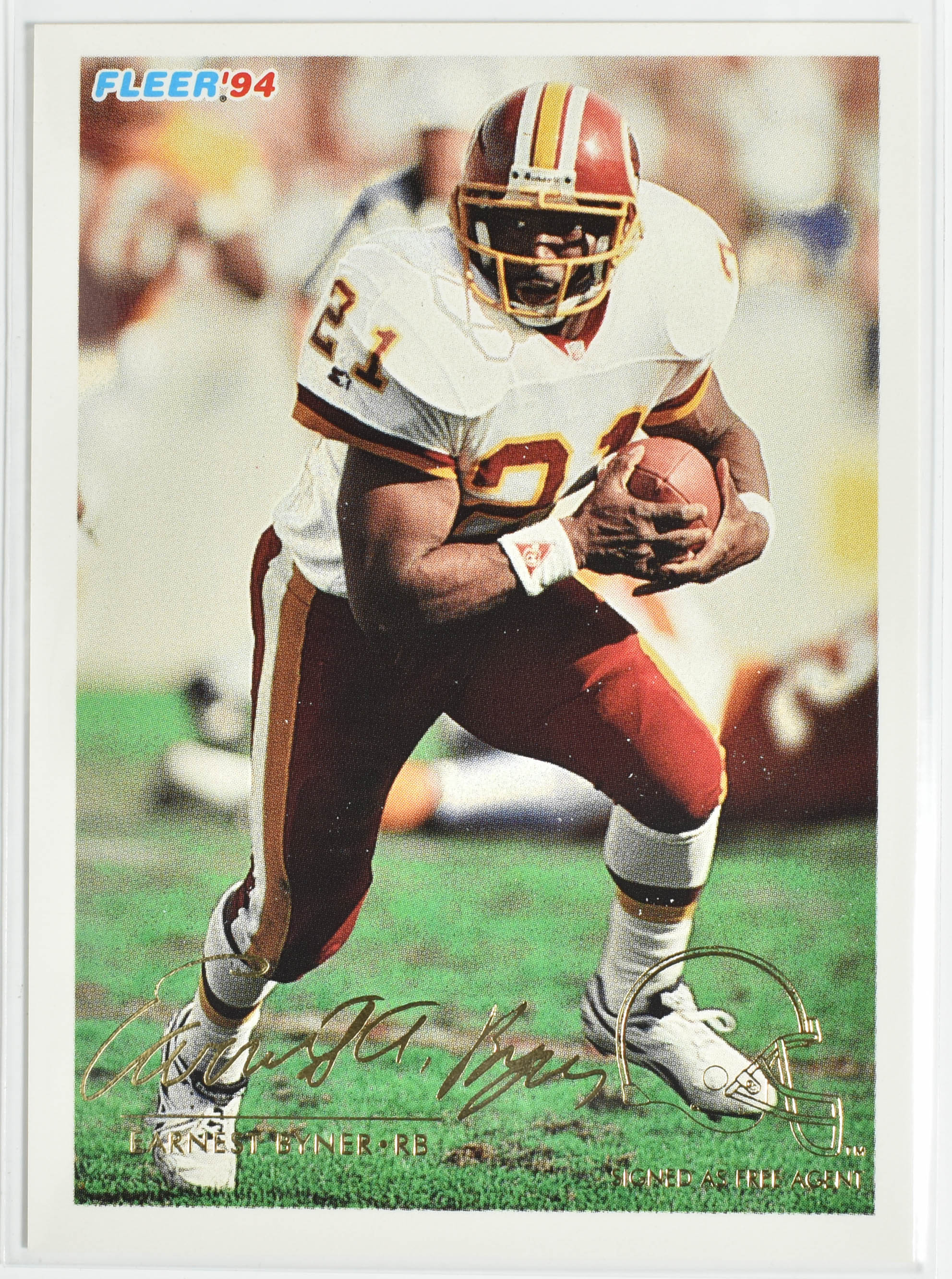 Earnest Byner 460 Fleer 1994 Washington Football Team