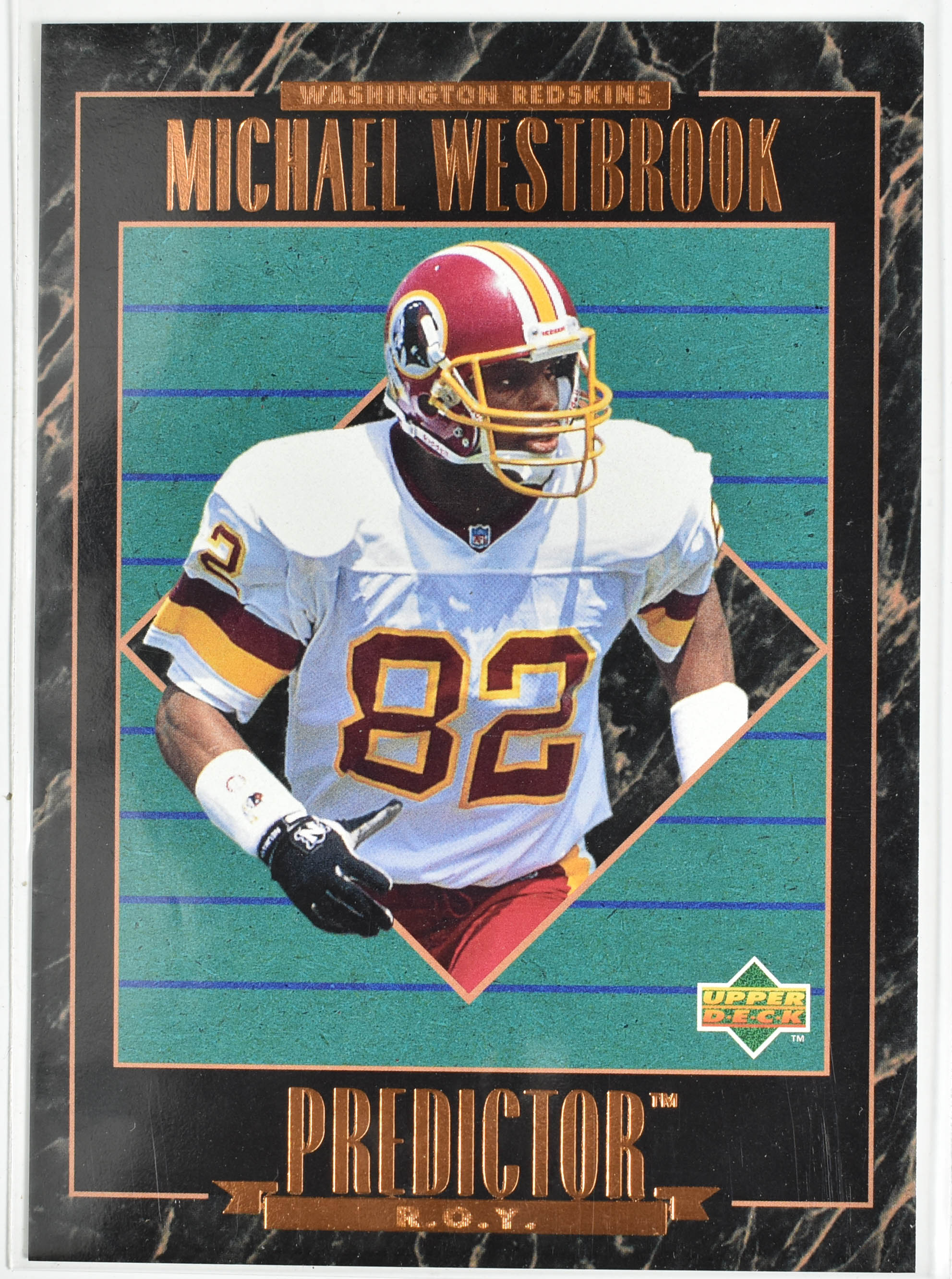 Michael Westbrook HP13 Upper Deck 1995 Predictor Washington Football Team