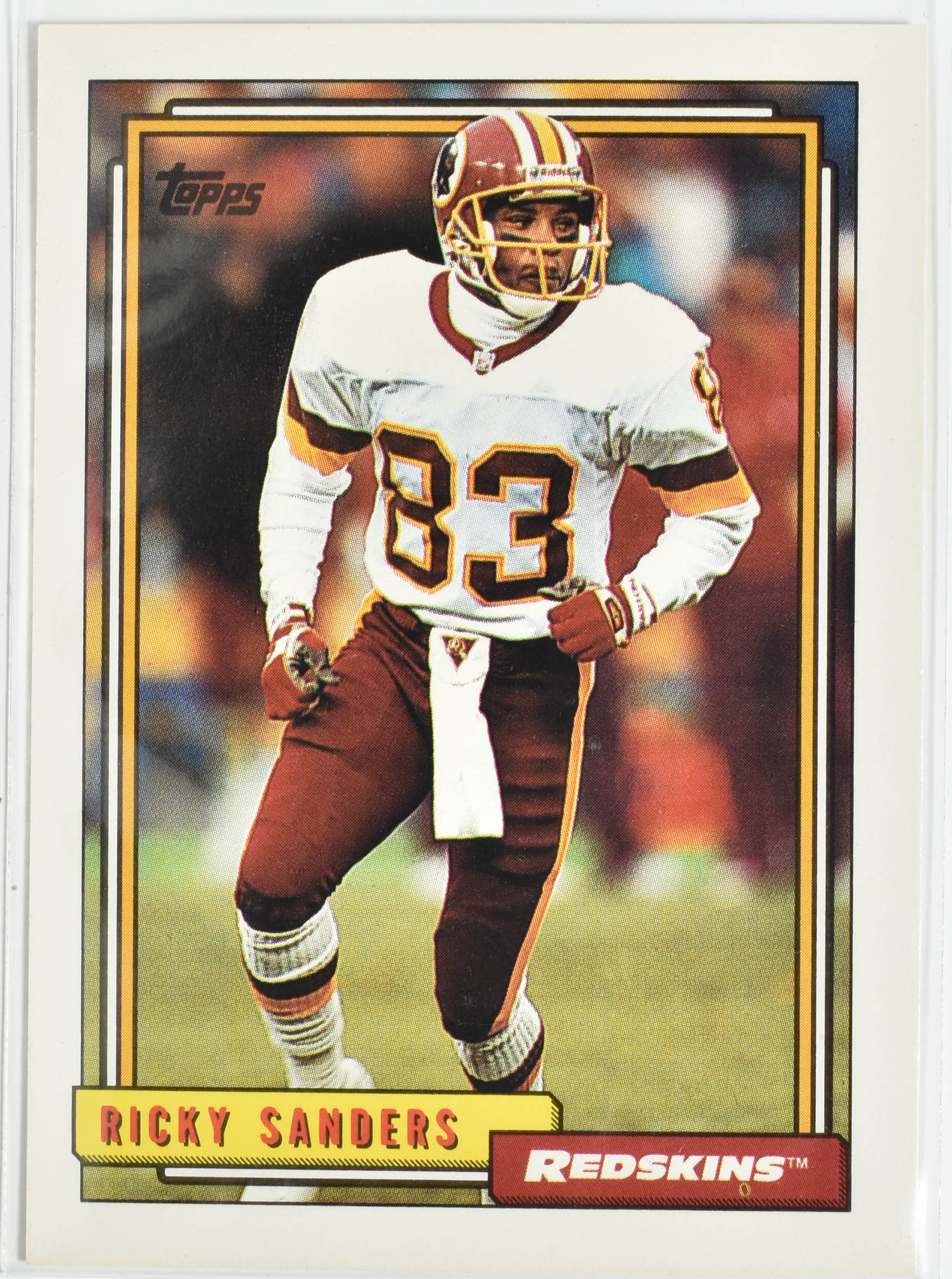 Ricky Sanders 246 Topps 1992 Washington Football Team