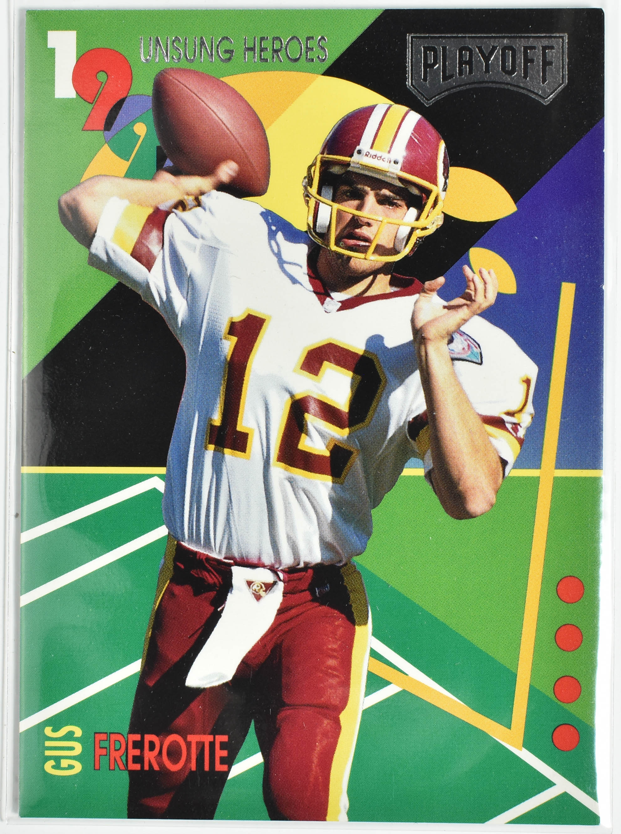 Gus Frerotte 28 Playoff 1995 Unsung Heroe Washington Football Team