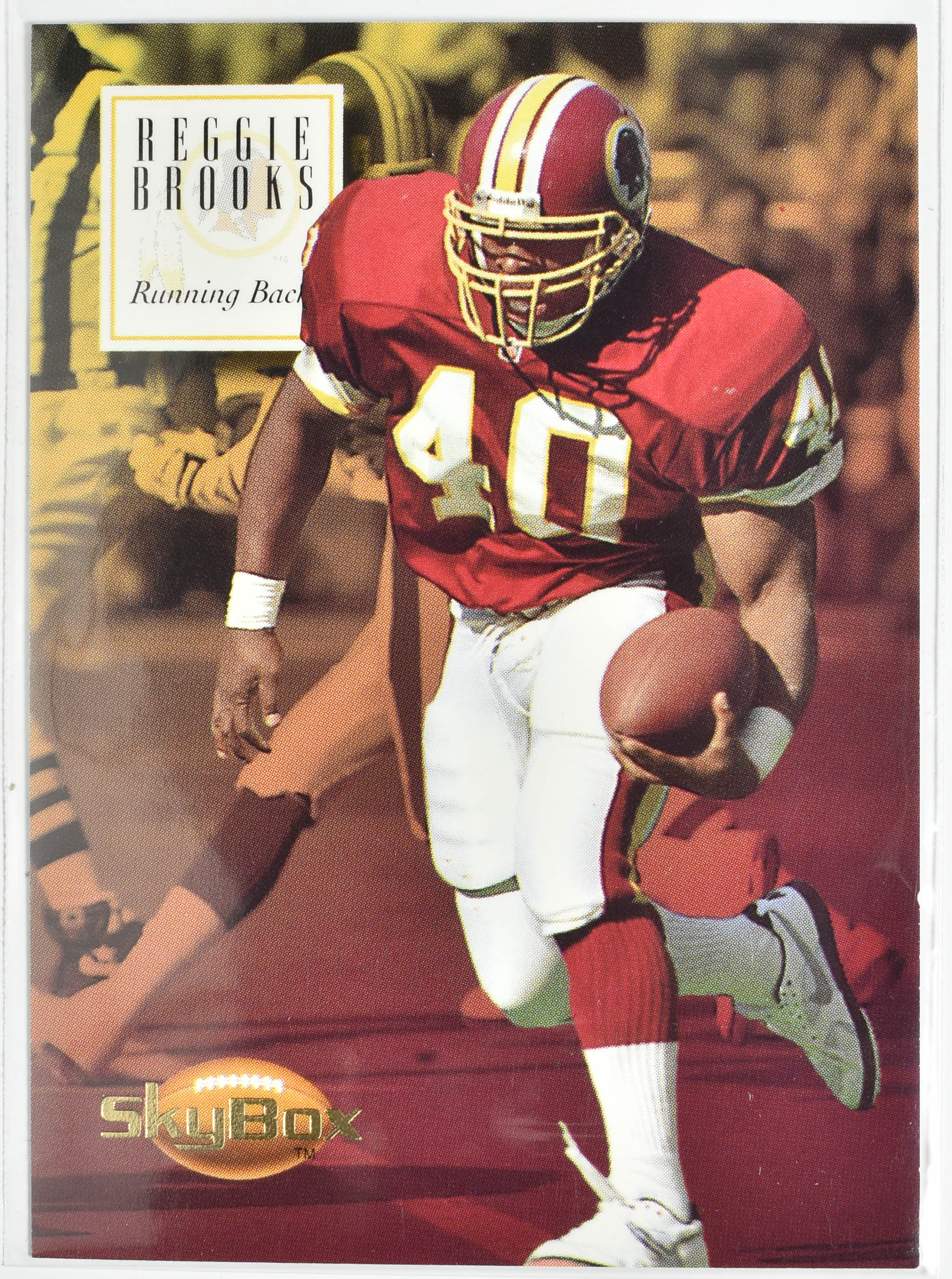 Reggie Brooks 153 Skybox 1994 Washington Football Team