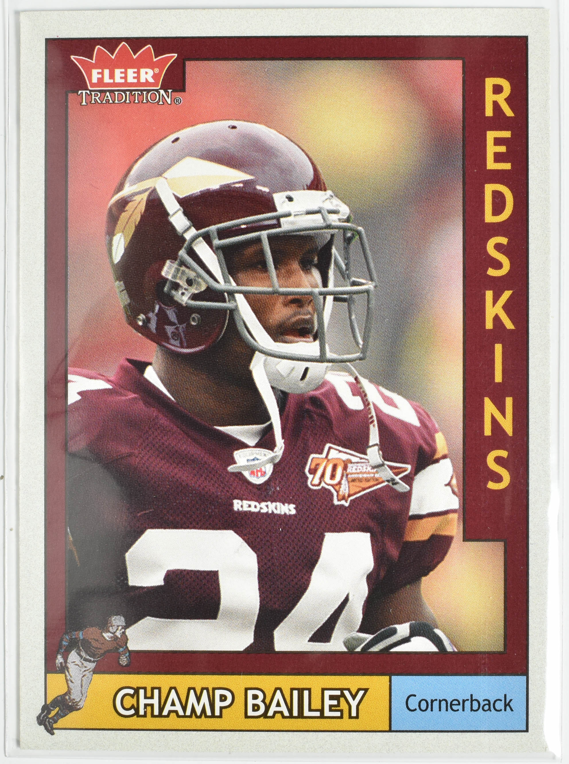 Champ Bailey 22 Fleer 2003 Washington Football Team