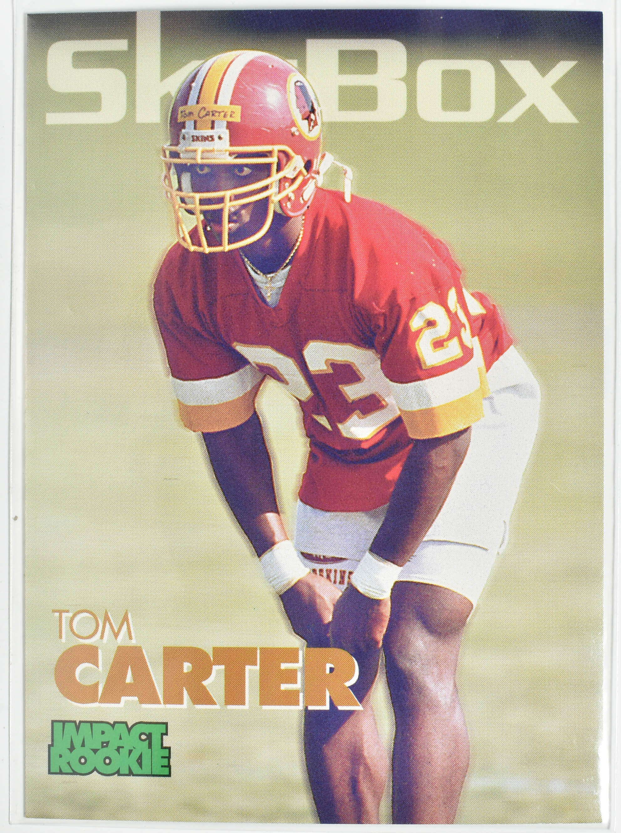 Tom Carter 376 Skybox 1993 Washington Football Team