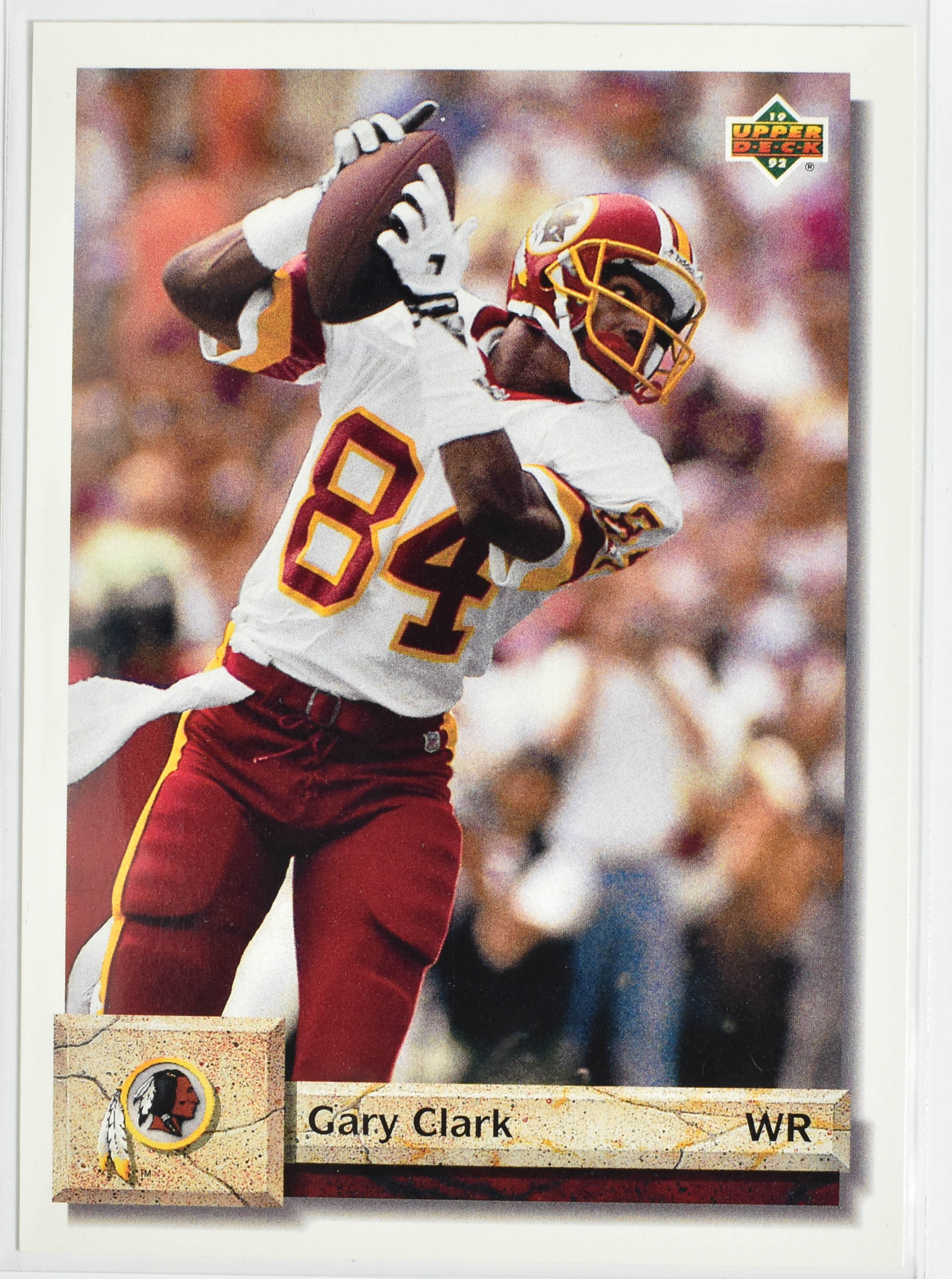 Gary Clark 316 Upper Deck 1992 Washington Football Team