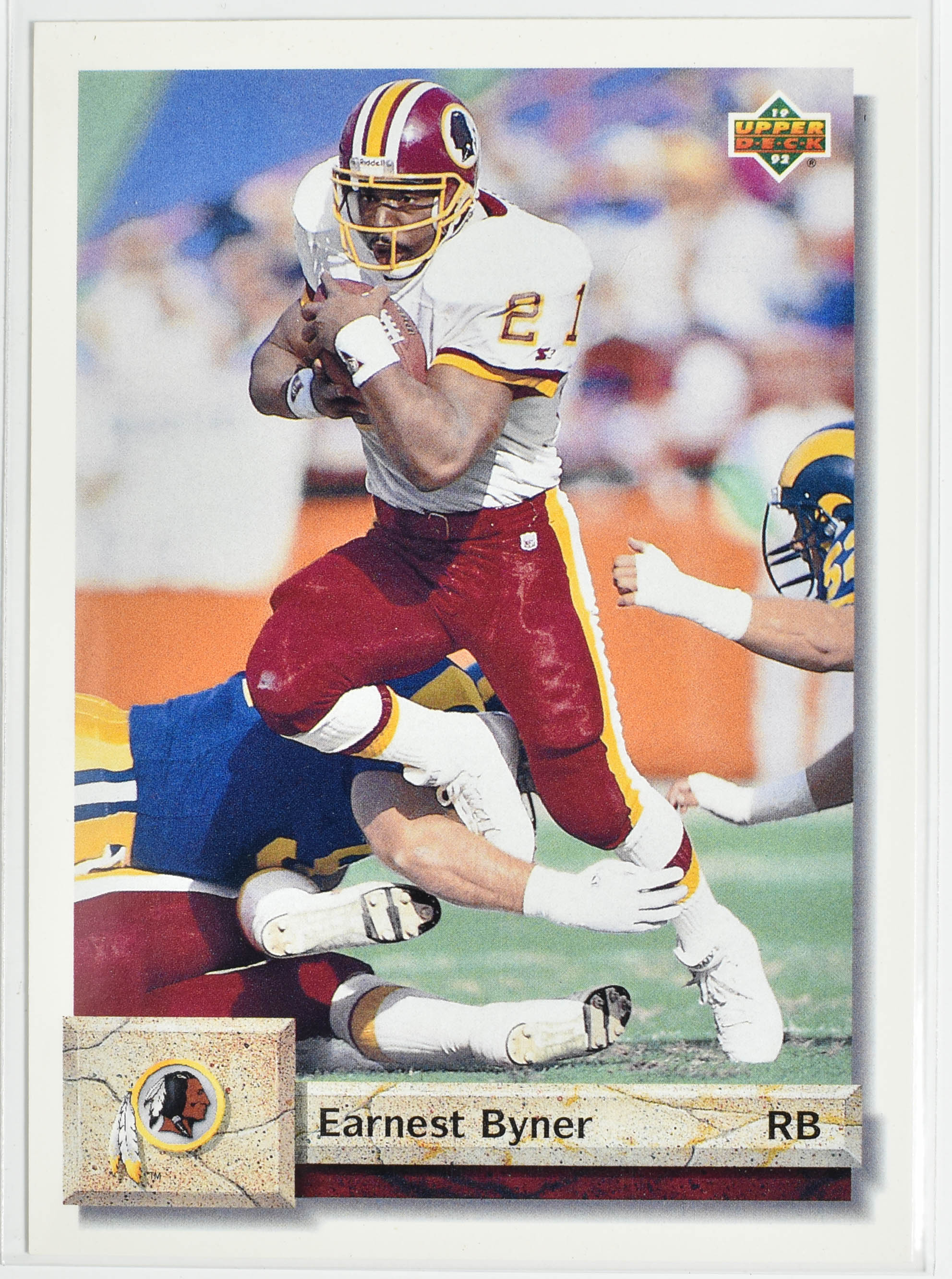 Earnest Byner 136 Upper Deck 1992 Washington Football Team