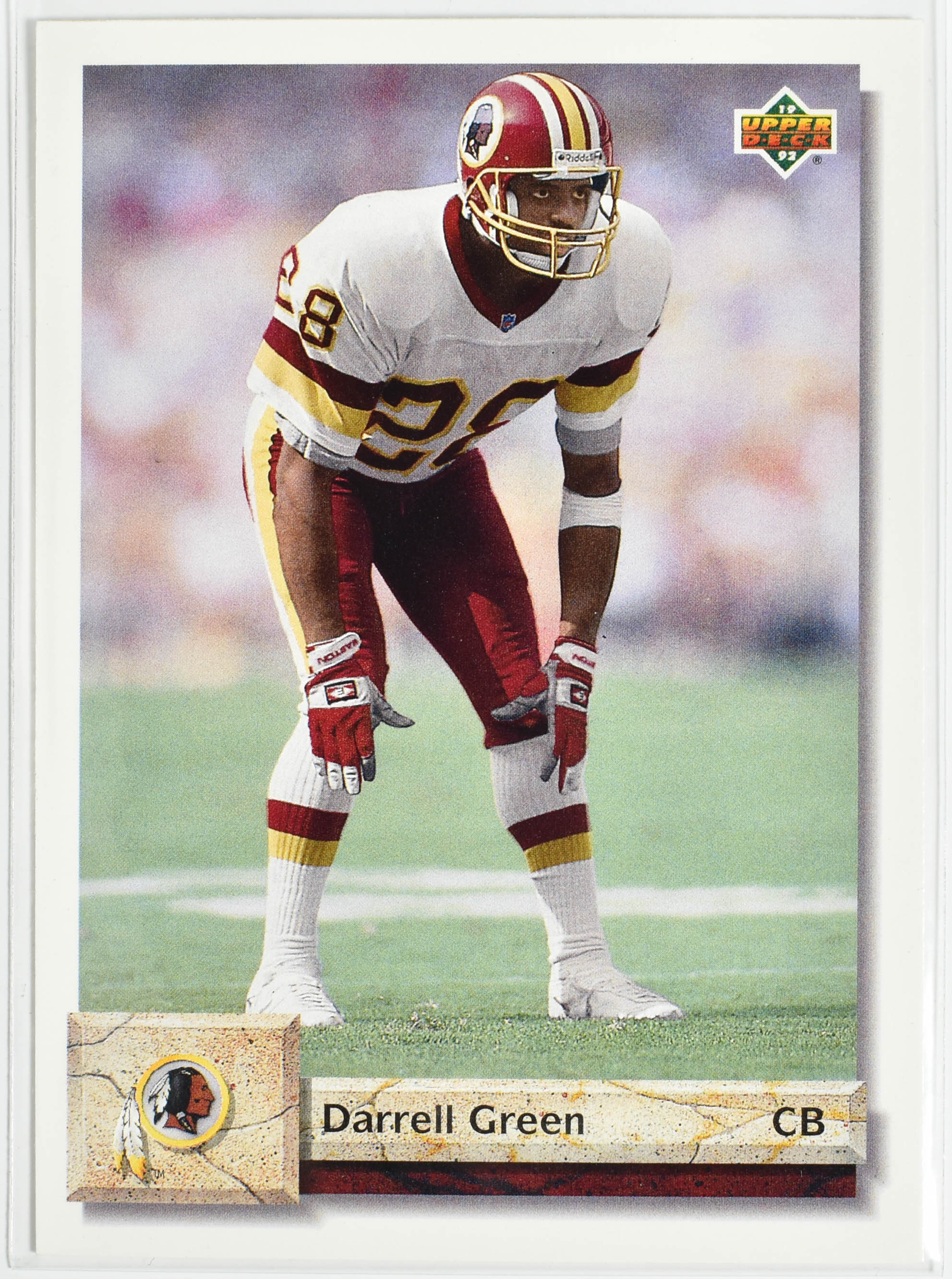 Darrell Green 64 Upper Deck 1992 Washington Football Team