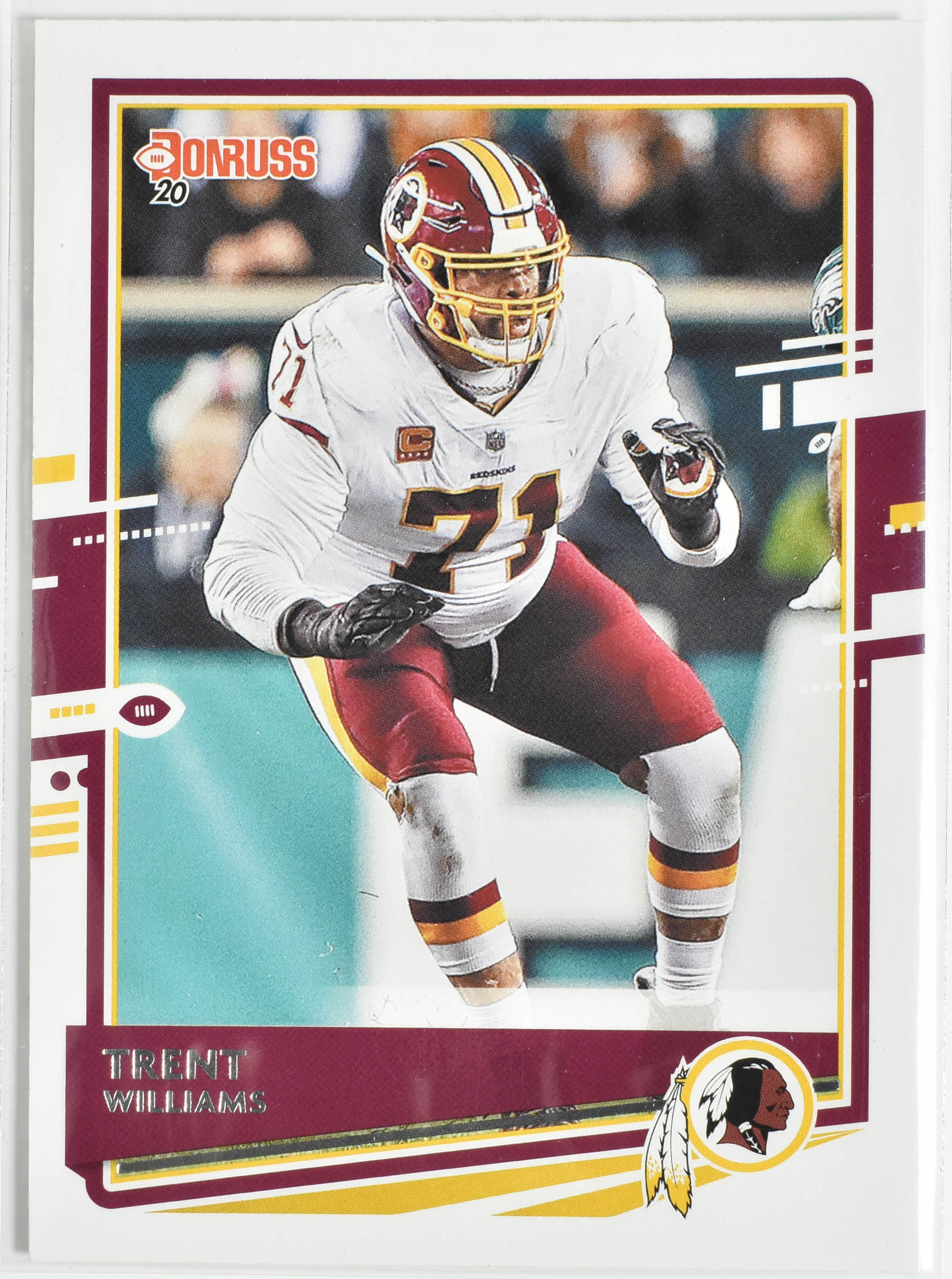Trent Williams 245 Donruss Panini 2020 Washington Football Team