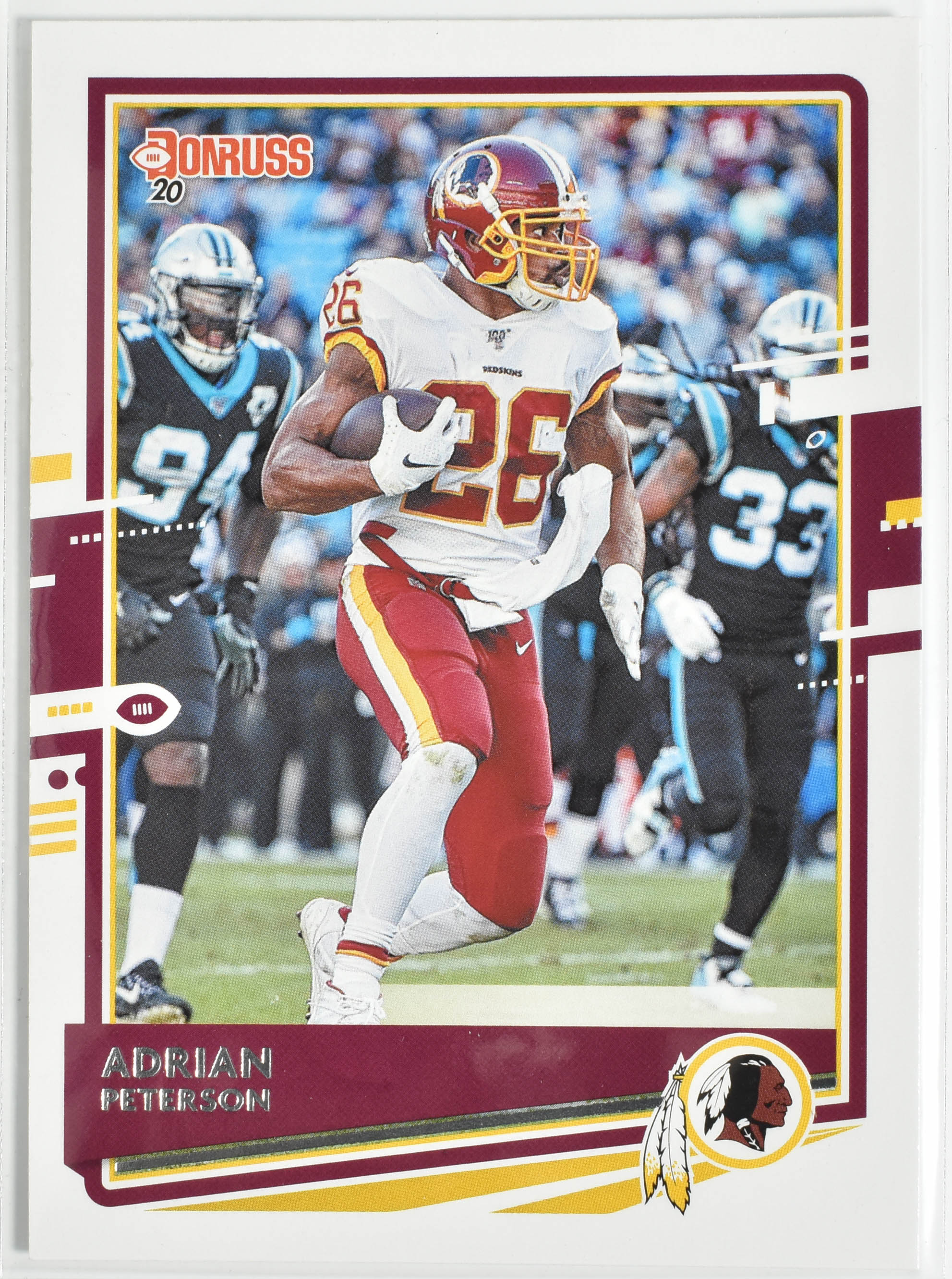 Andrian Peterson 258 Donruss 2020 Panini Washington Football Team
