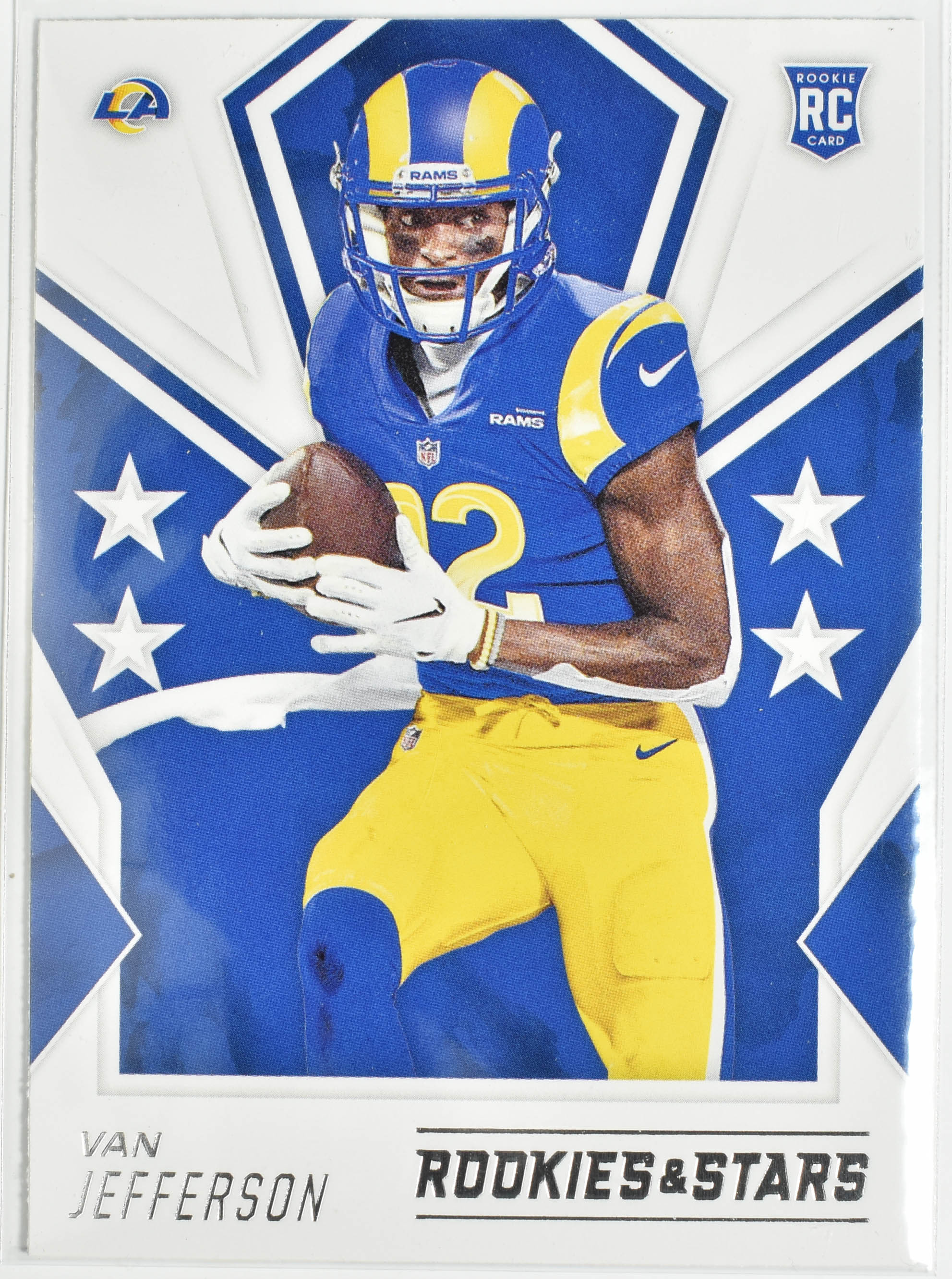 Van Jefferson 130 Panini 2020 Rookies and Stars Rams Football Card