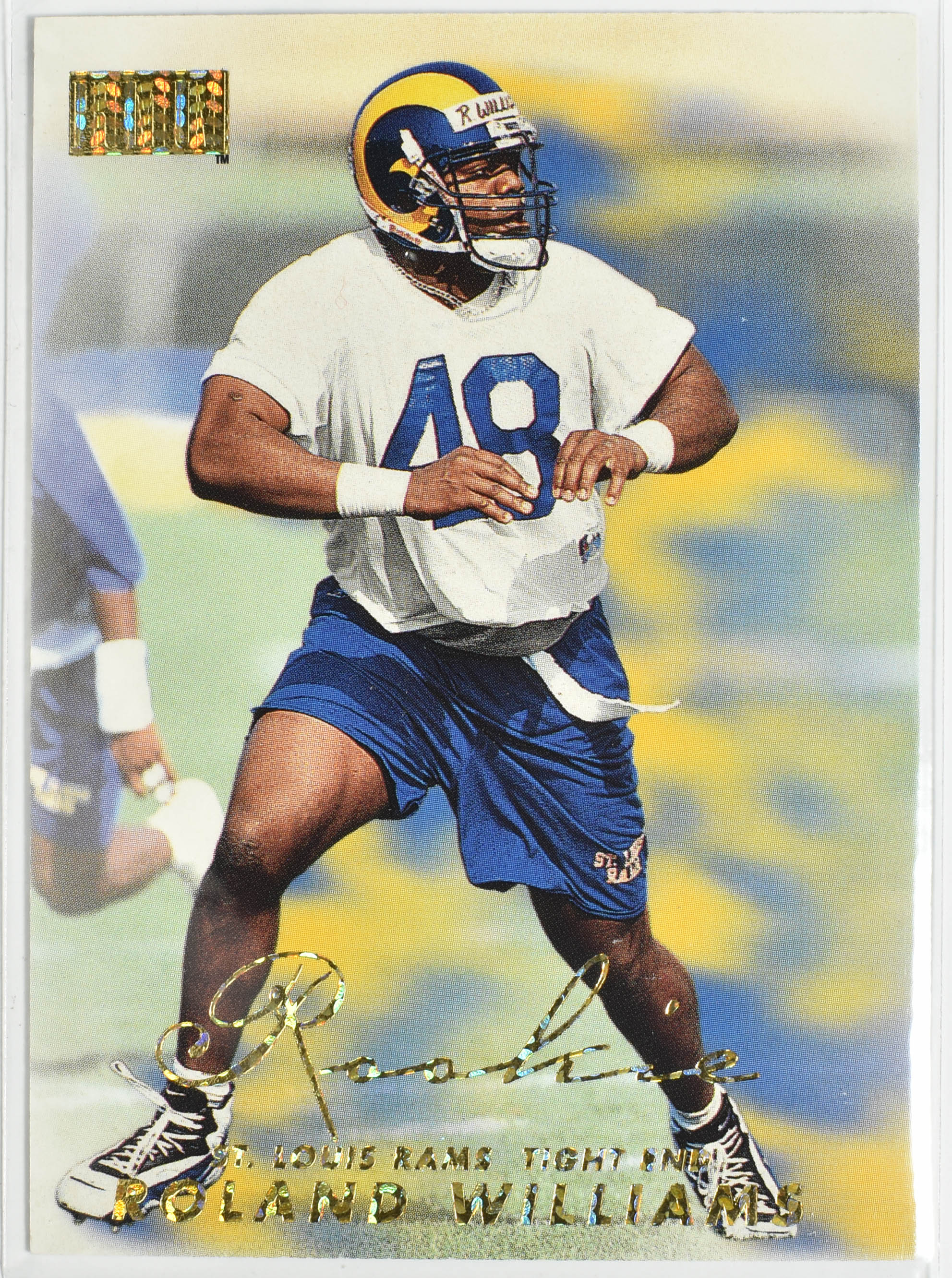 Williams Roland 212 Skybox 1998 Rams Football Card