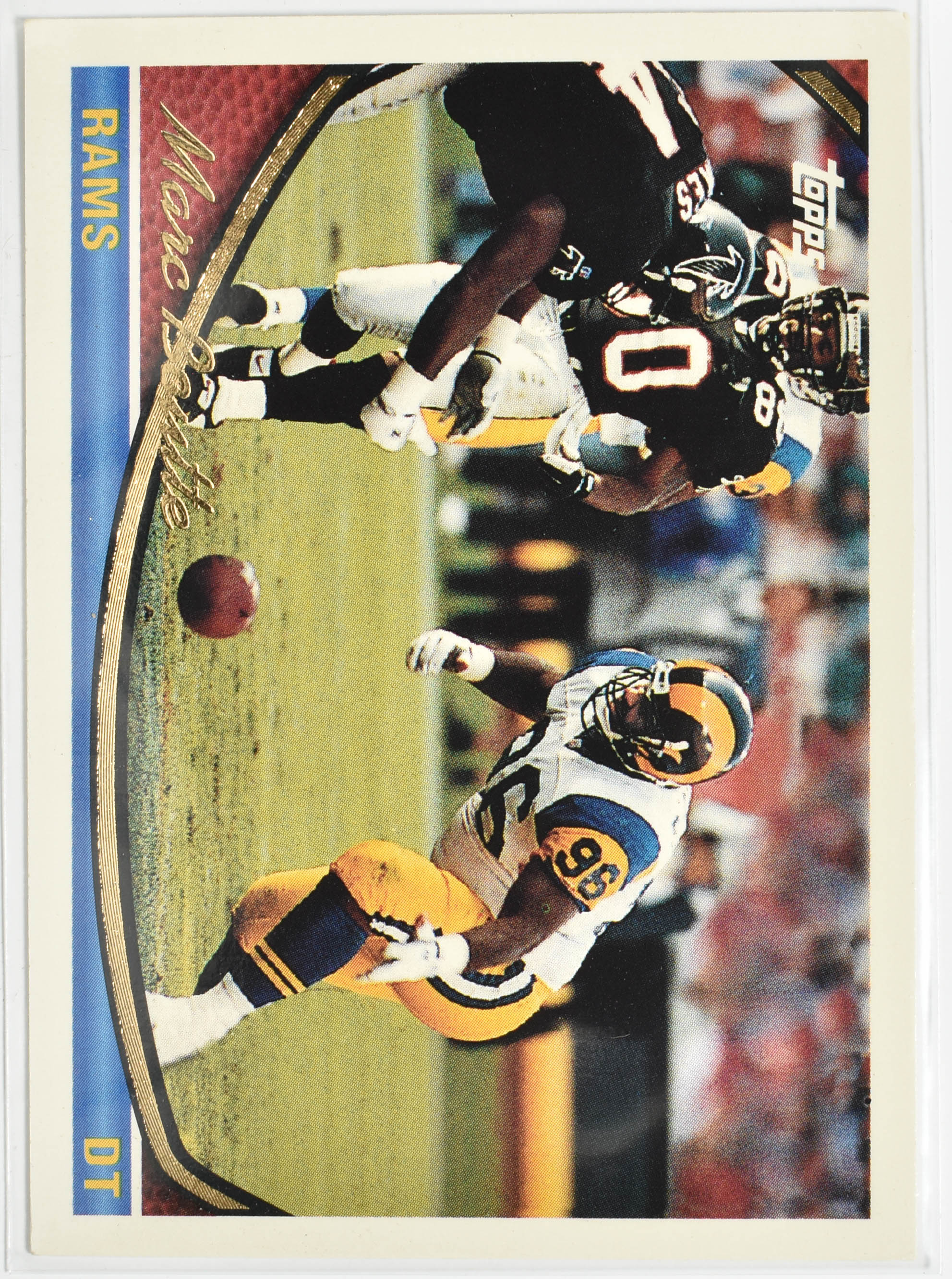 Marc Boutte 422 Topps 1994 Rams Football Card