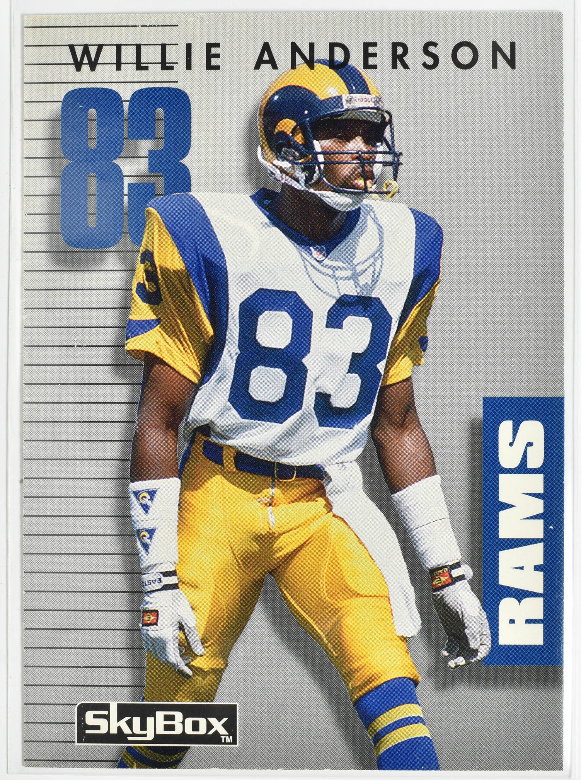 Willie Anderson 0411992 Skybox Rams Football Card