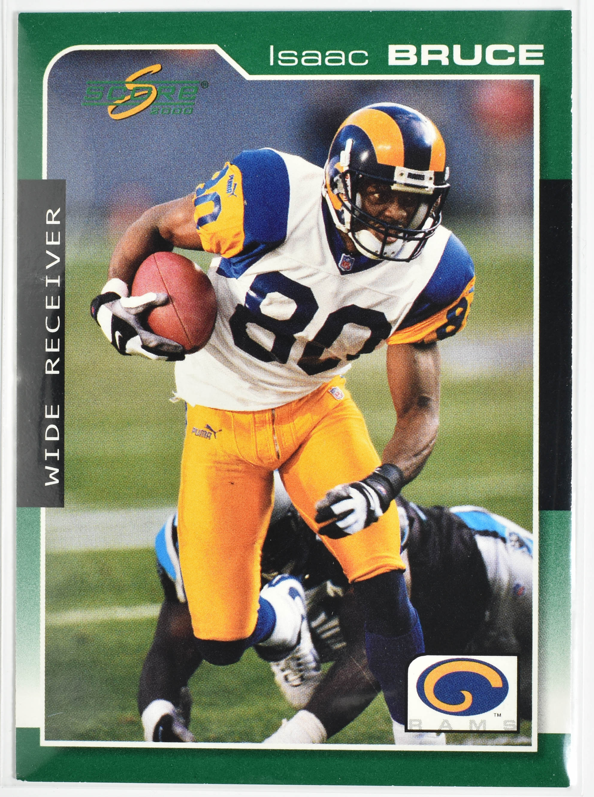 Isaac Bruce 184 Score 2000 Rams Football Card