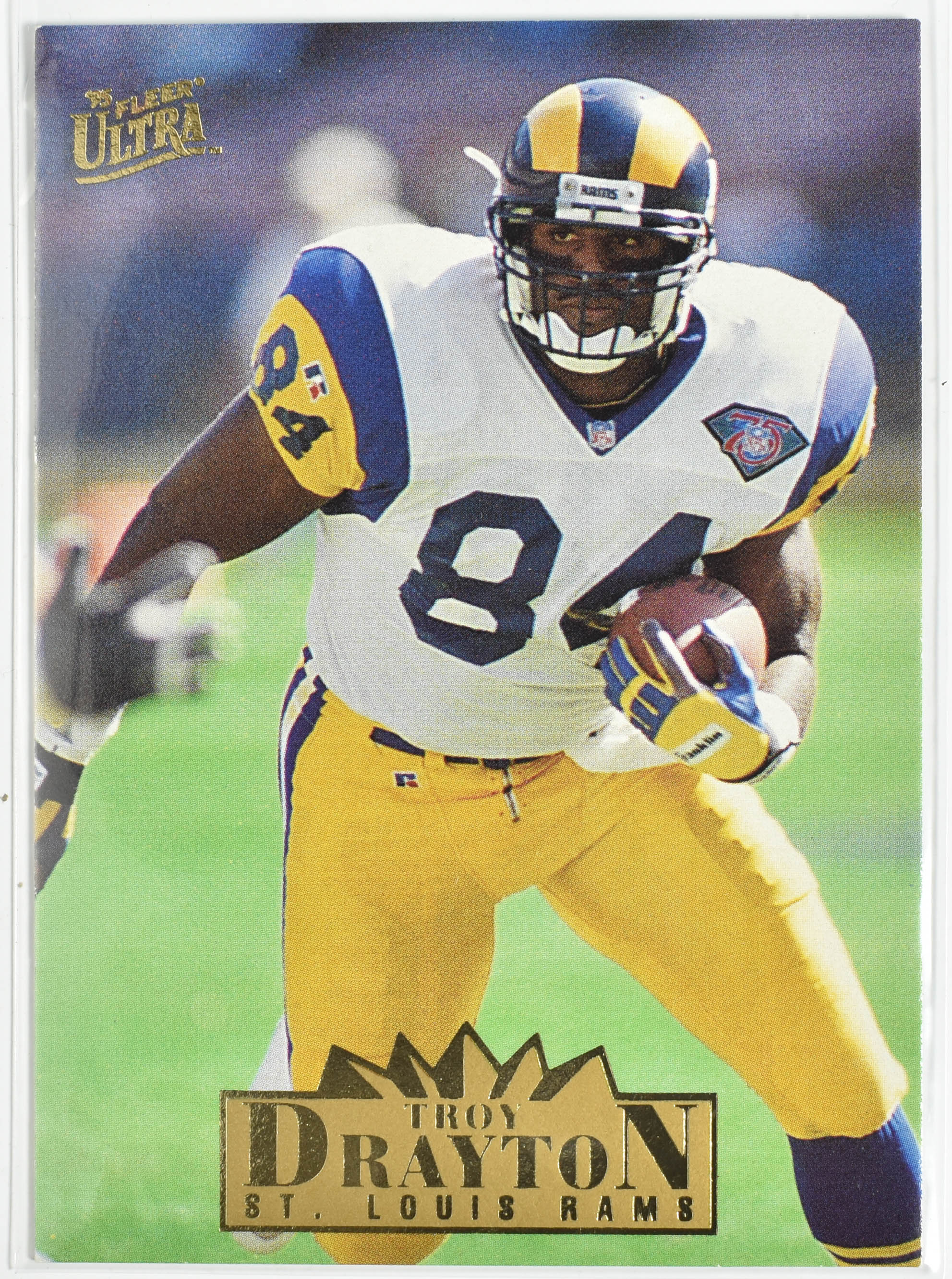 Troy Drayton 275 Fleer 1995 Rams Football Card
