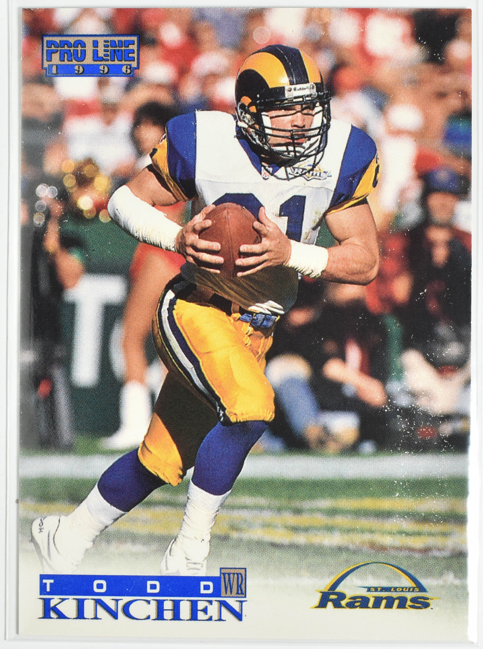Todd Kinchen 148 Score 1996 Rams Football Card