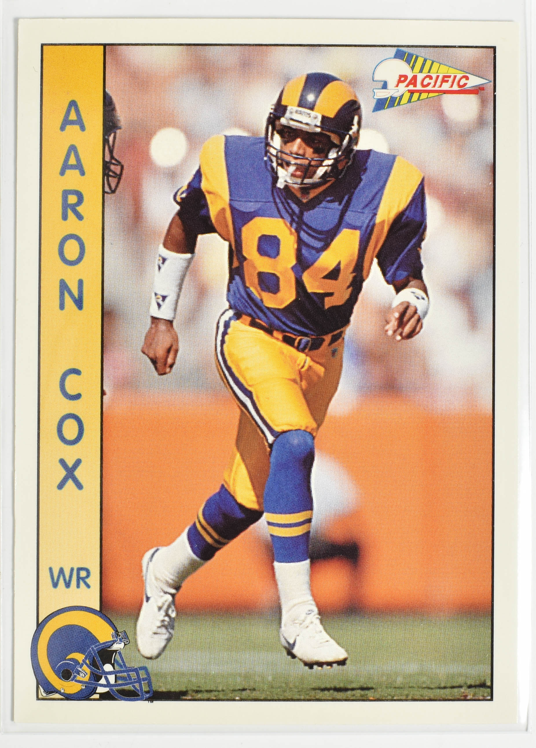 Arron Cox 164 Pacific 1992 Rams Football Card