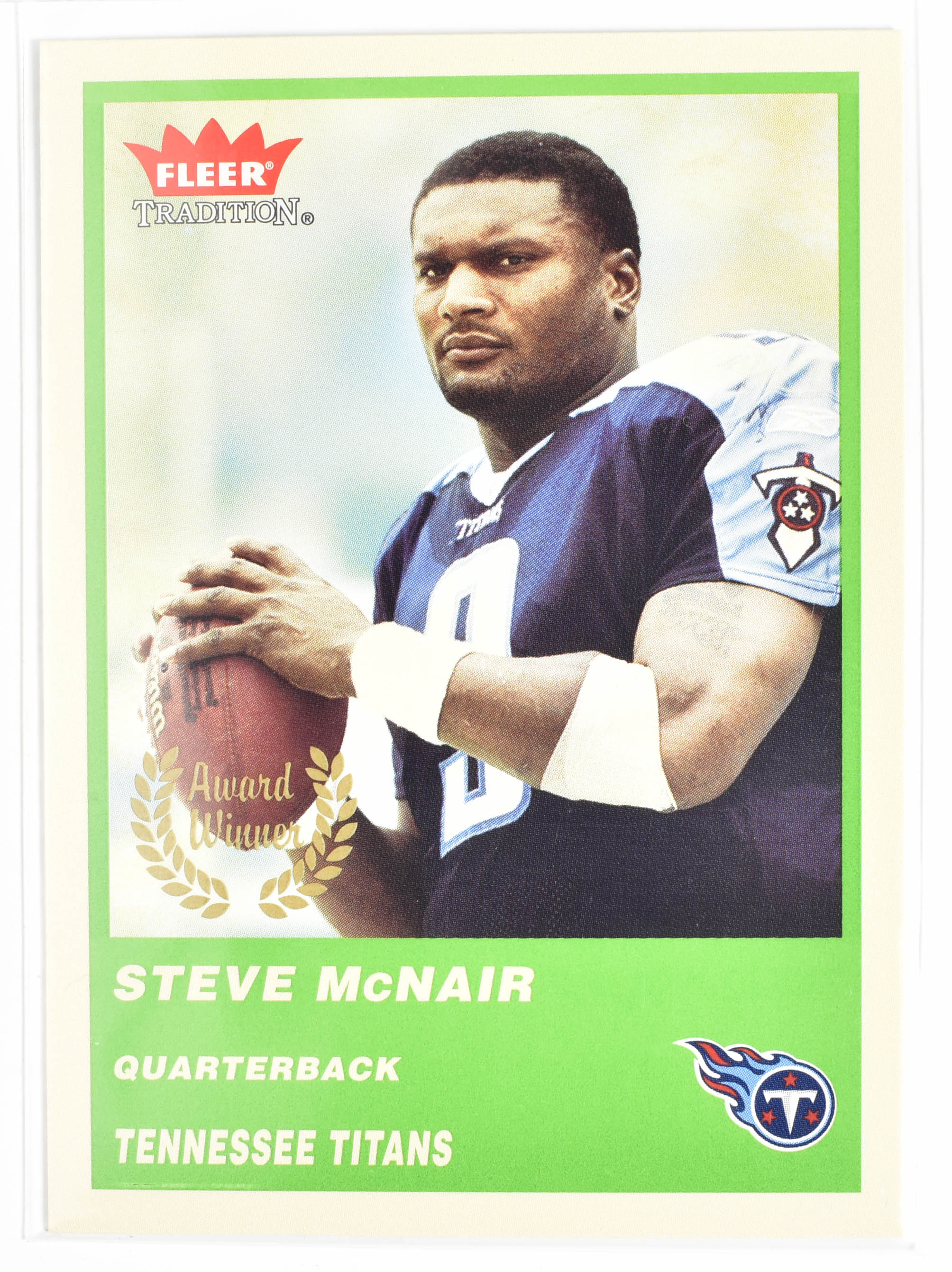 Steve McNair 326 Fleer 2004 Green Tennessee Titans