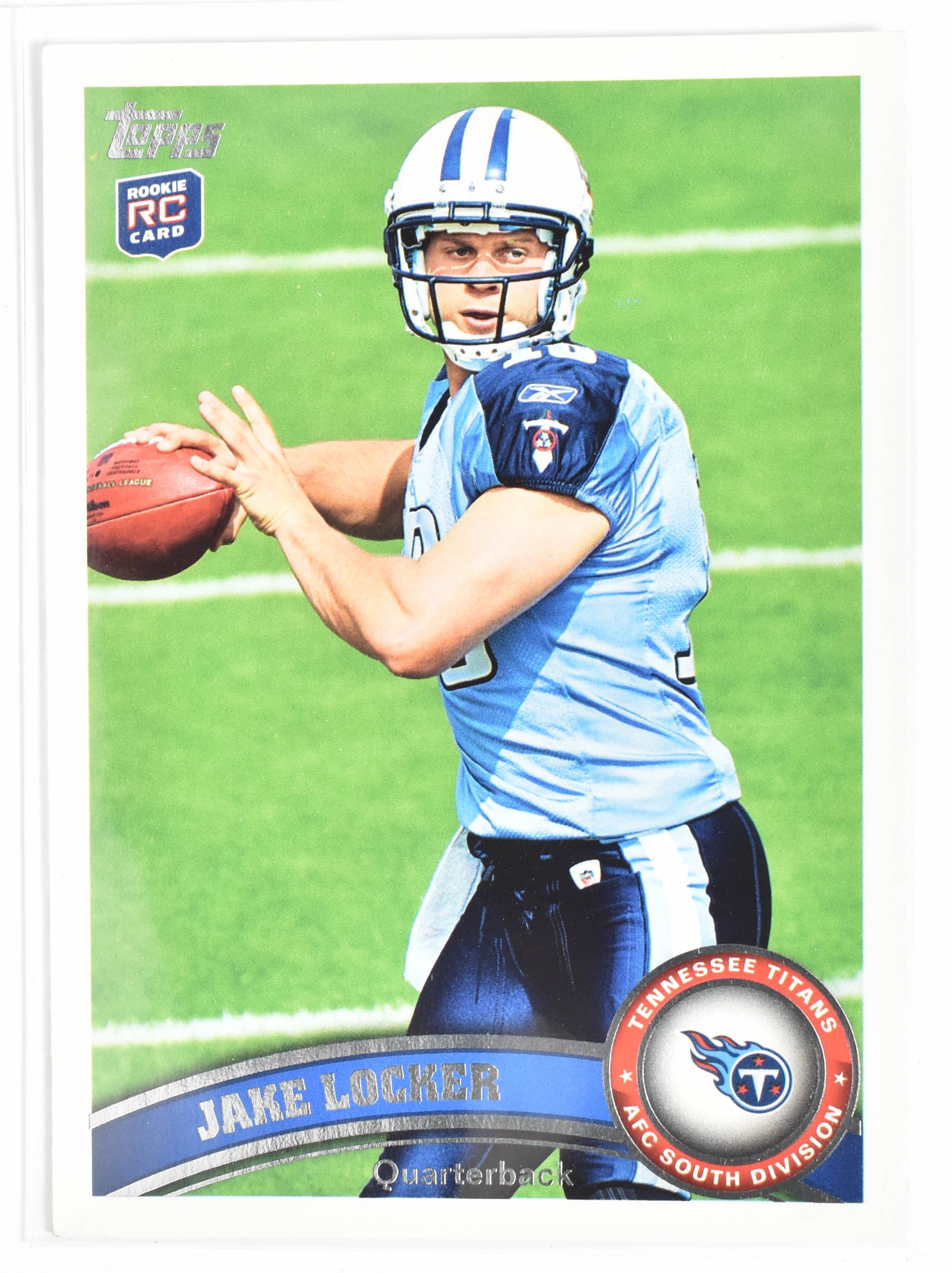 Jake Locker 430 Rookie Topps 2011 Tennessee Titans