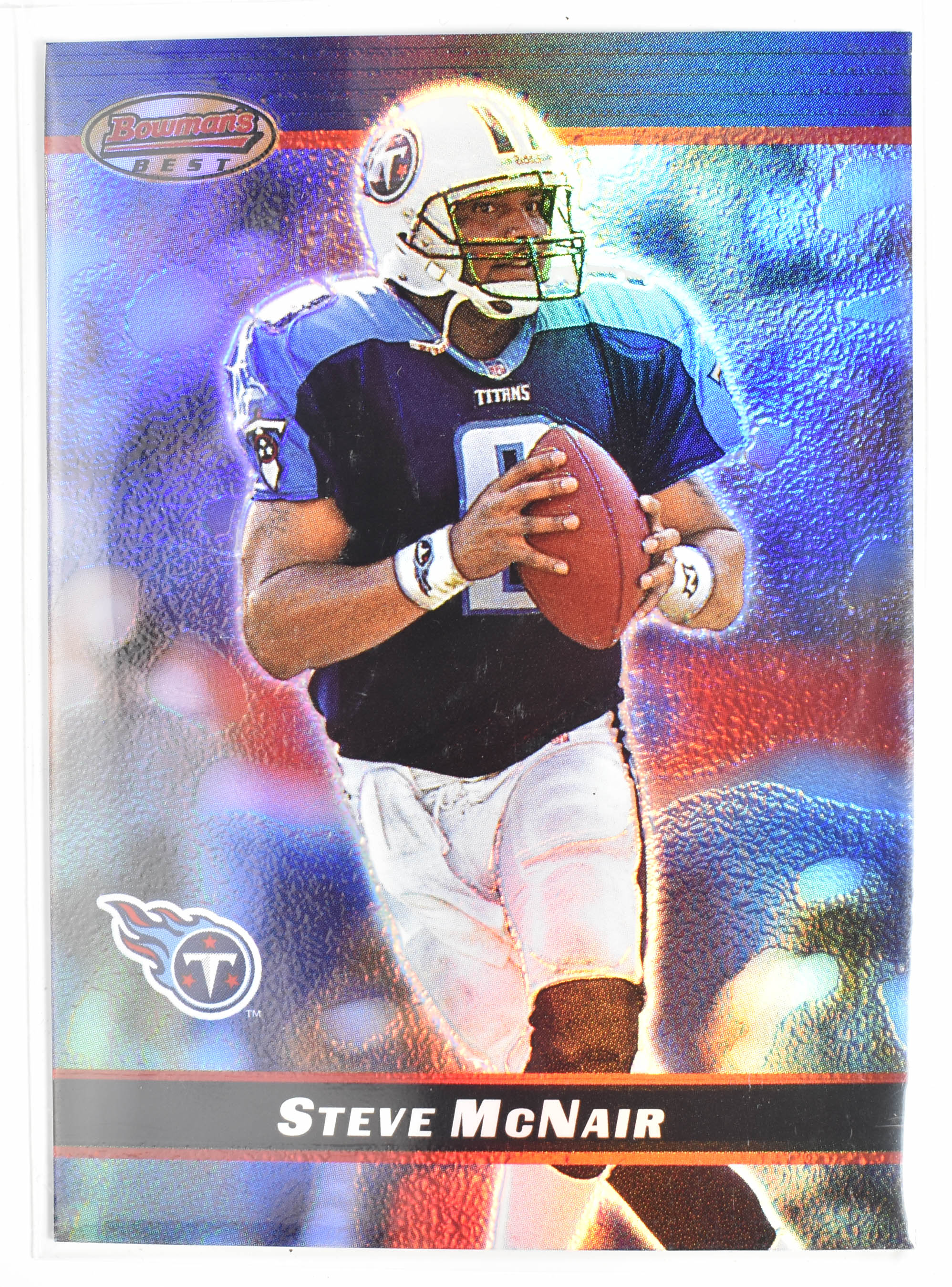 Steve mcNair 3 Bowmans Best Topps 2000 Tennessee Titans
