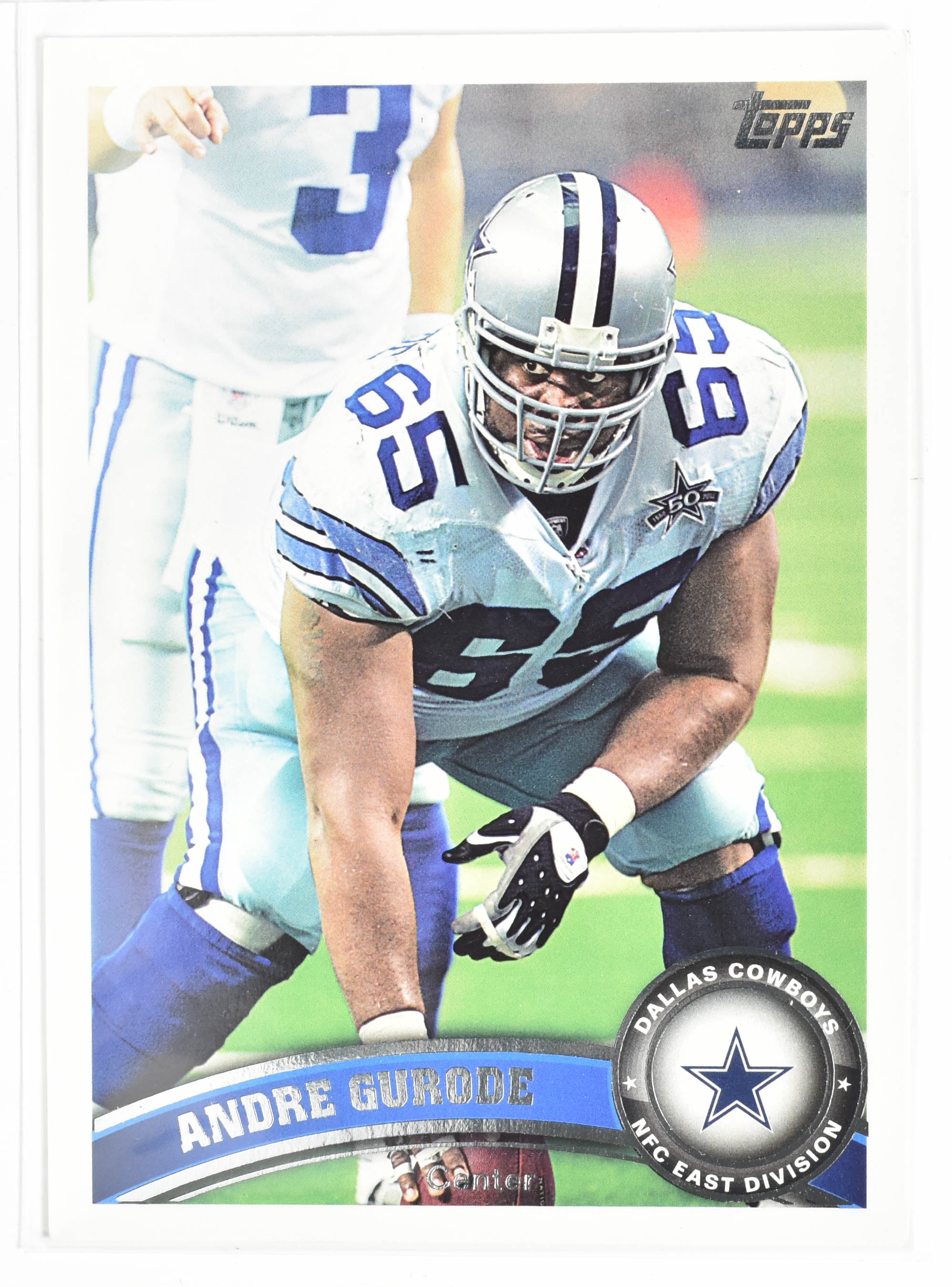 Andre Gurode 359 Topps 2011 Dallas Cowboys Football