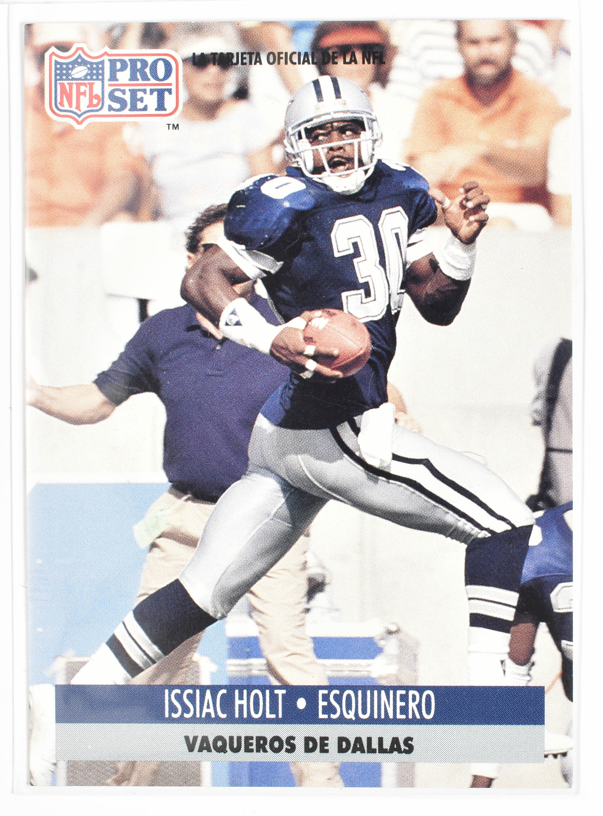 Issiac Holt 48 Pro Set 1991 Dallas Cowboys Football