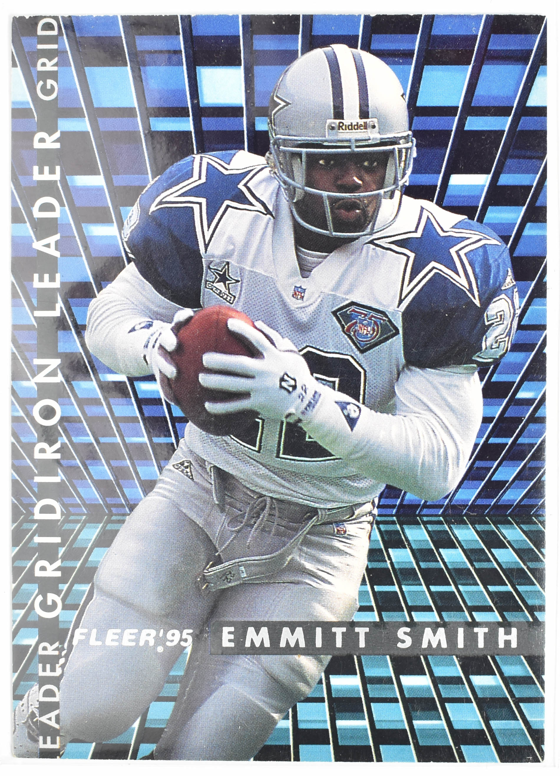 Emmitt Smith 7 of 10 Fleer 1995 Dallas Cowboys Football
