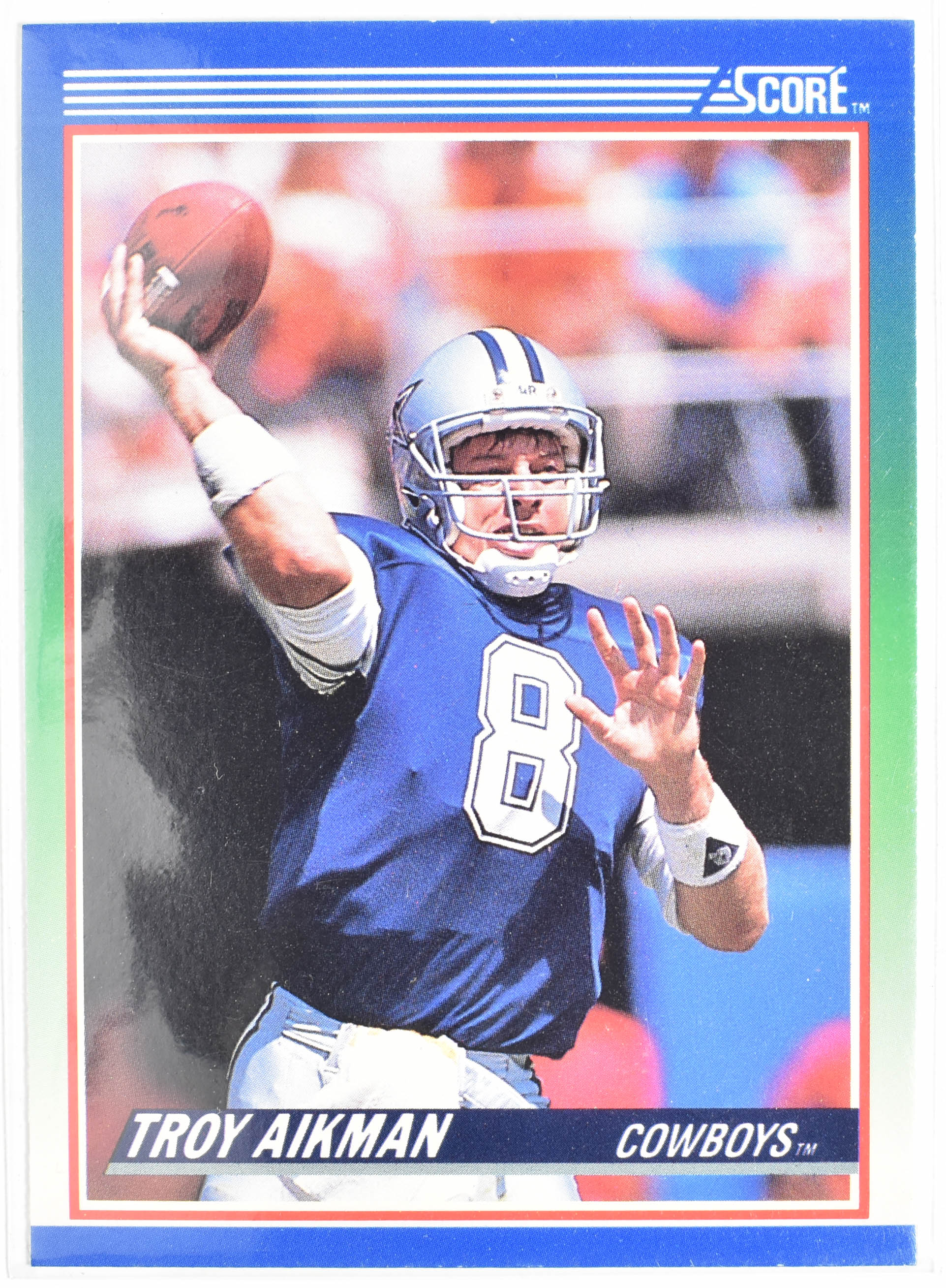 Troy Aikman 21 Score 1990 Dallas Dallas Cowboys