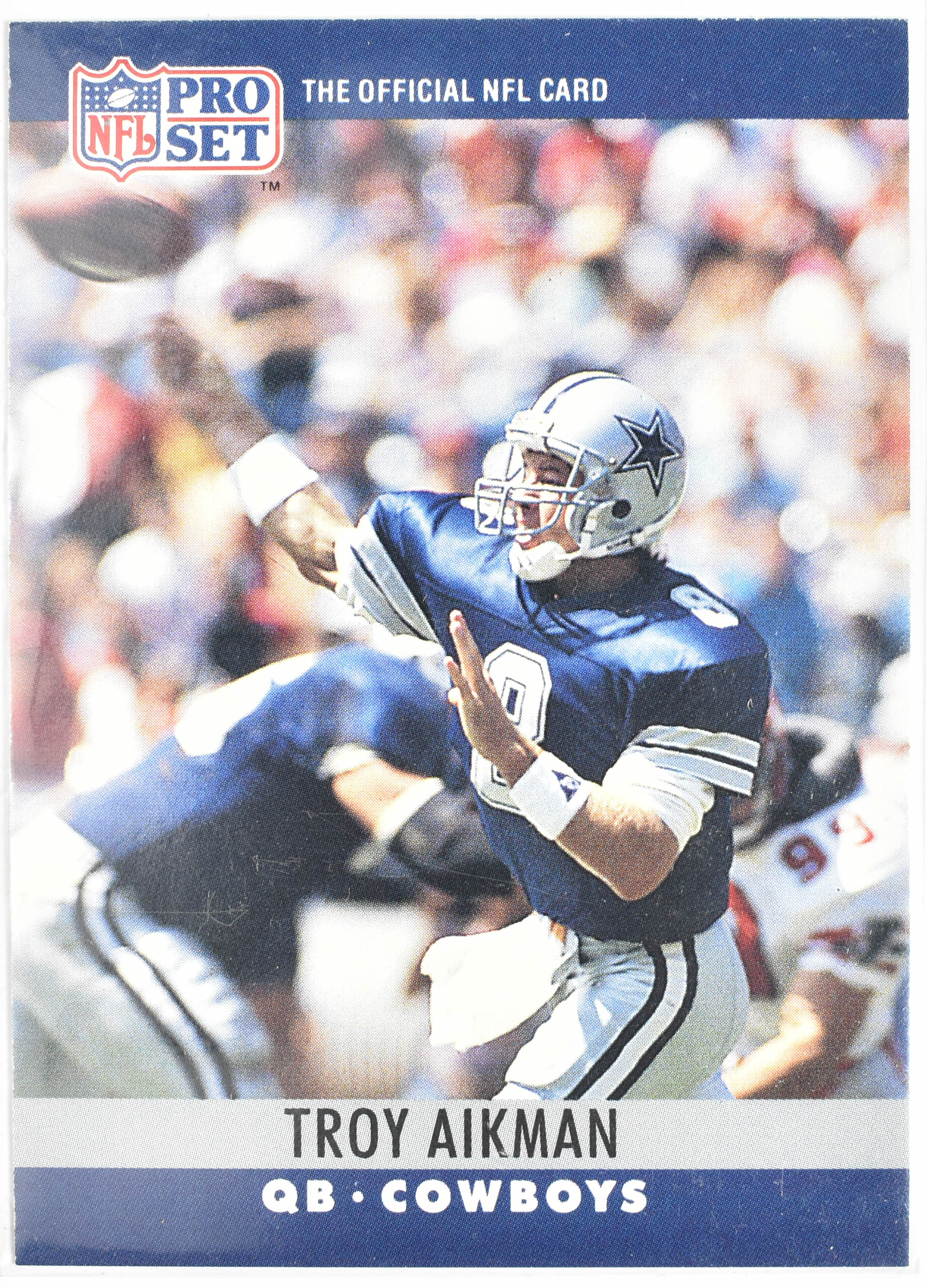Troy Aikman 78 Pro Set 1990 Dallas Cowboys