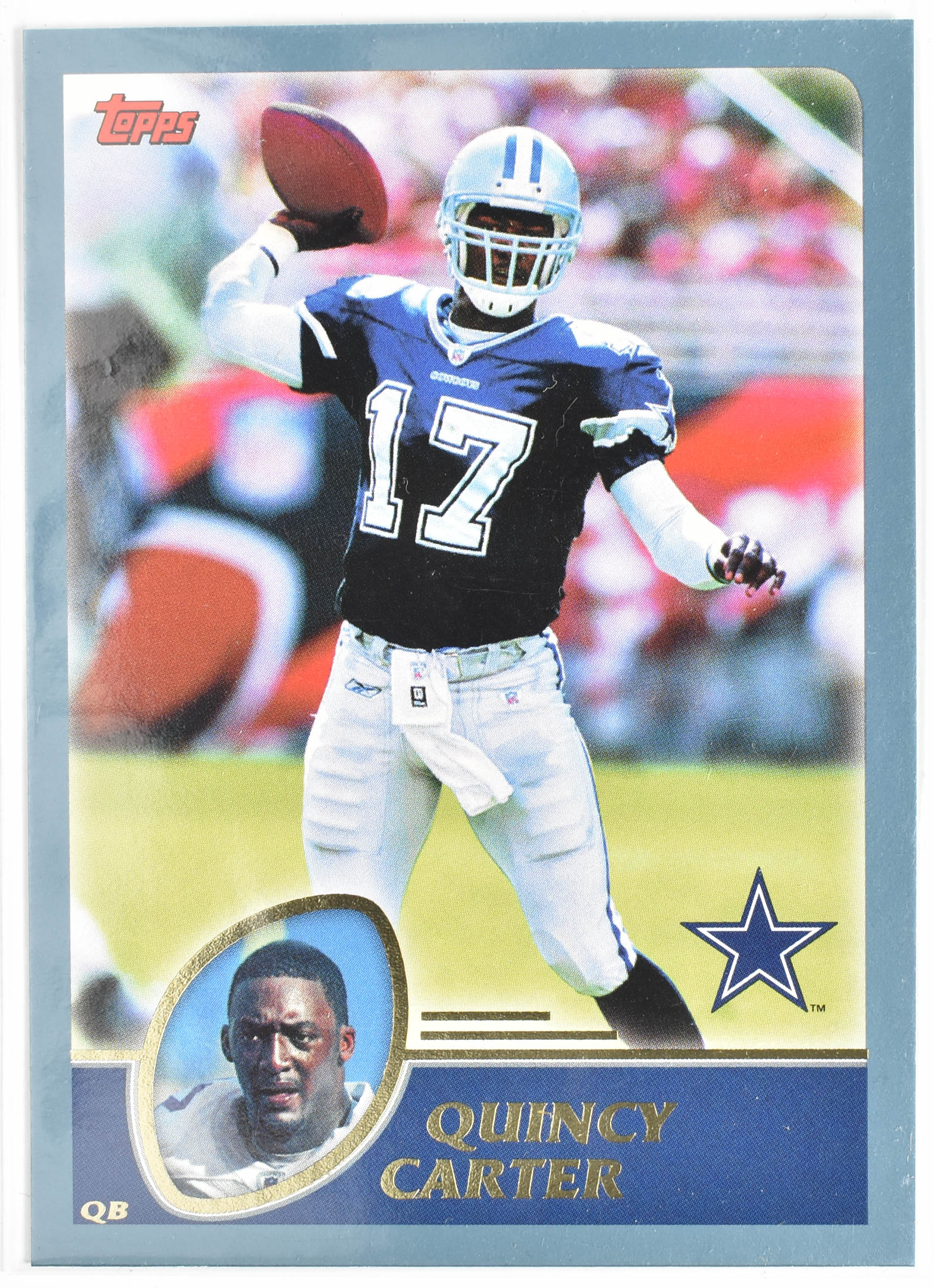 Quincy Carter 111 Topps 2003 Dallas Cowboys