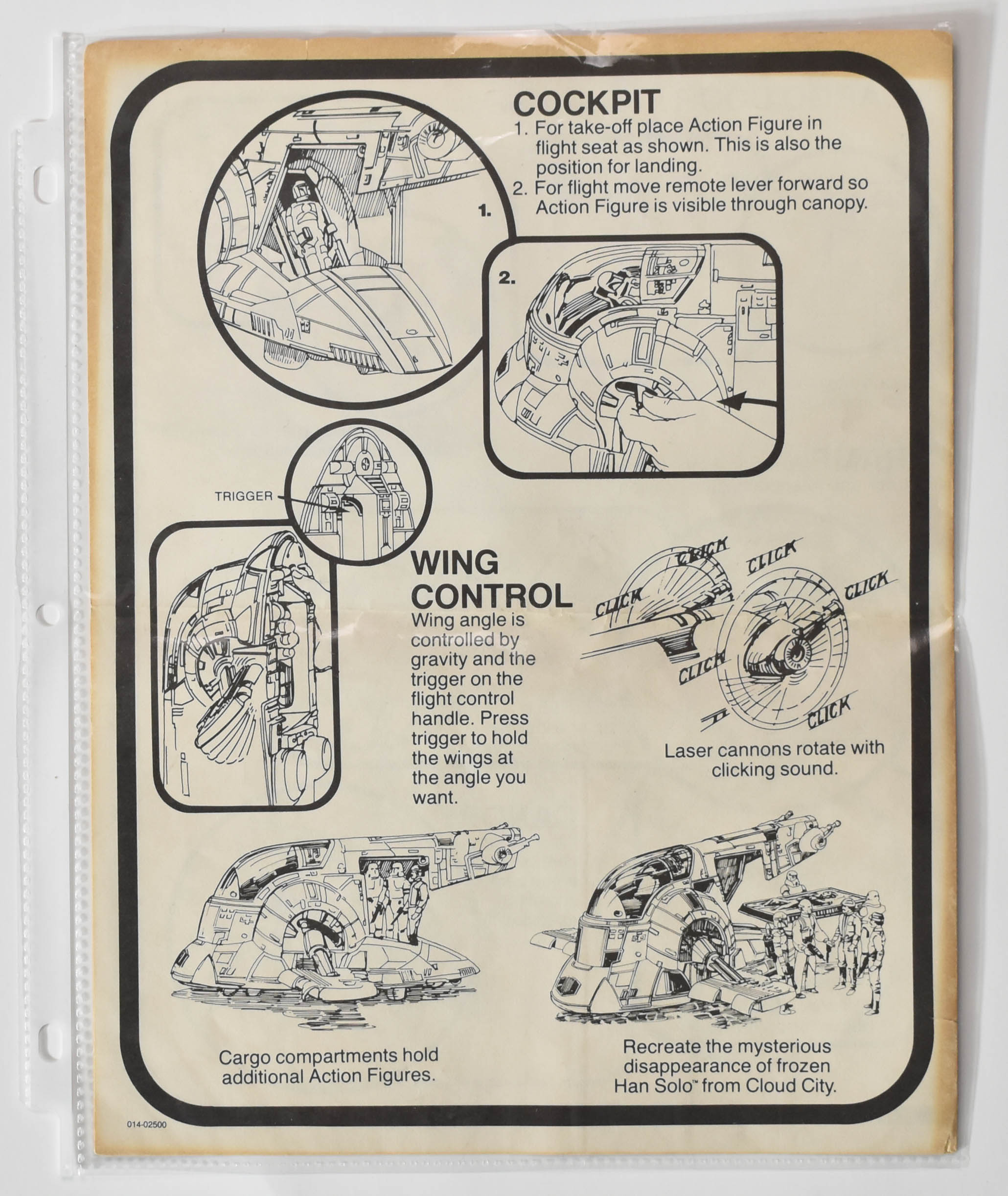 Kenner Star Wars Vintage 1981 Slave 1 Vehicle Complete w/ Box & Instructions