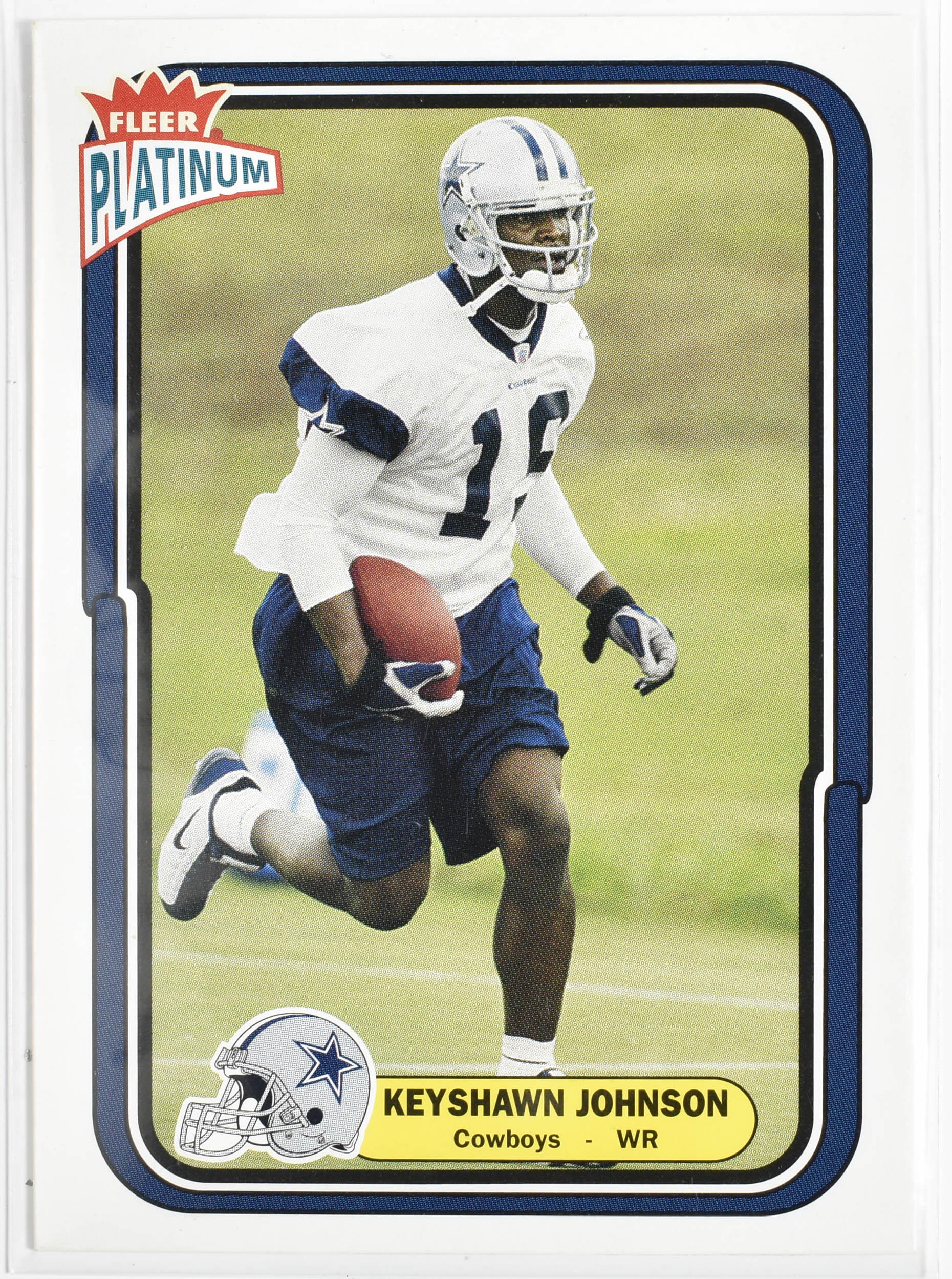 Keyshawn Johnson 77 Fleer 2004 Dallas Cowboys