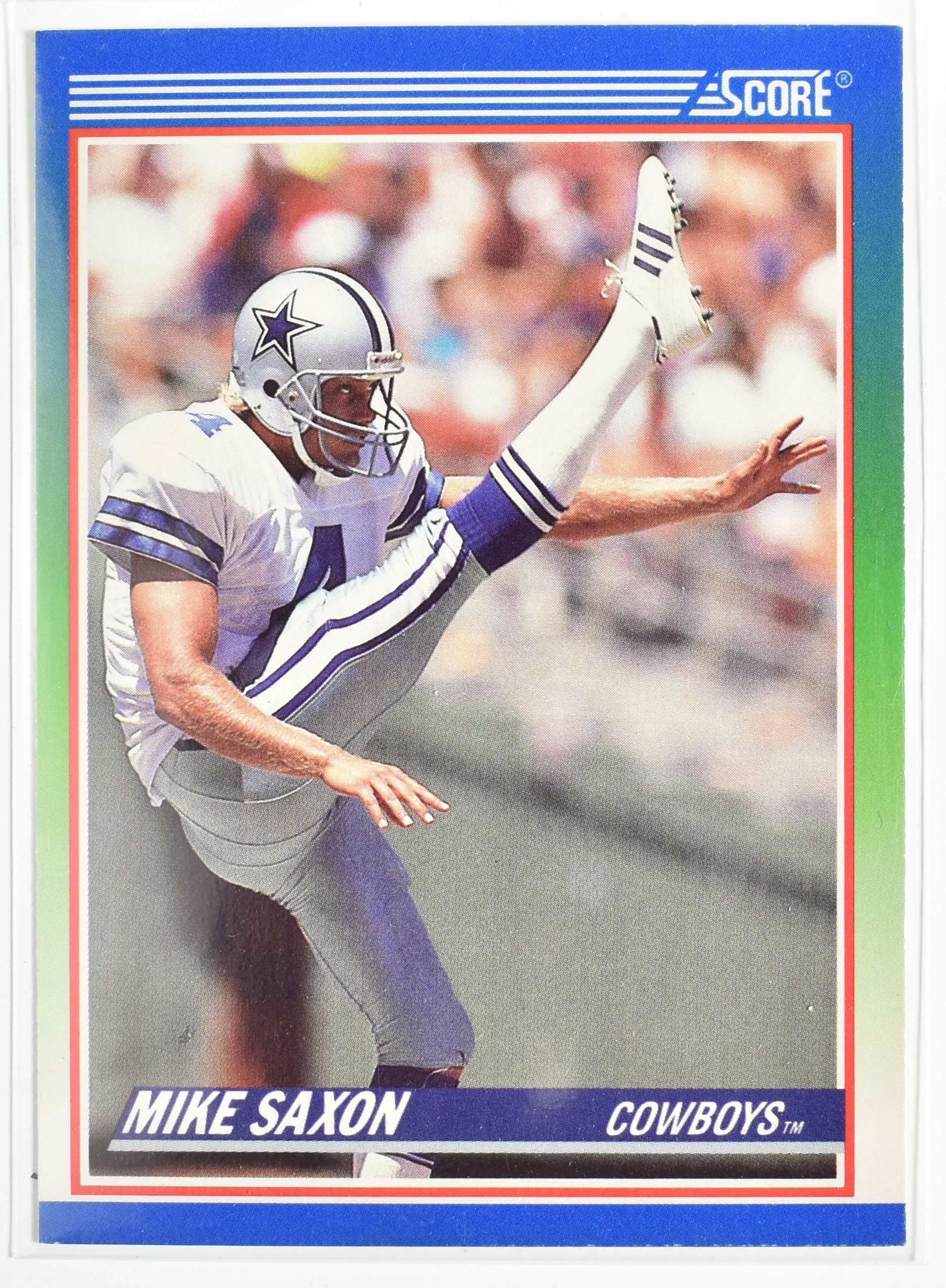 Mike Saxon 379 Score 1990 Cowboys