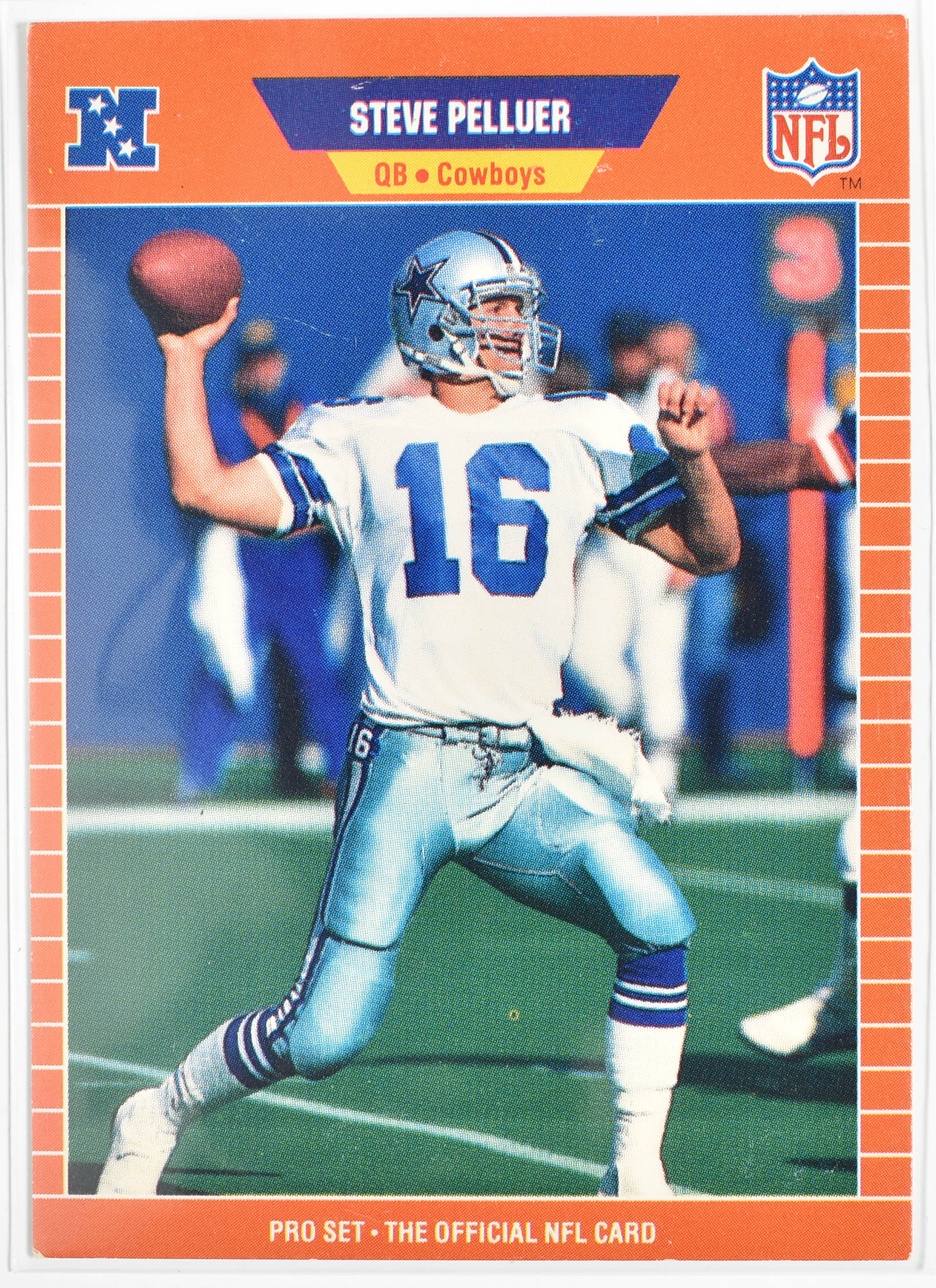 Steve Pelluer 95 1989 Pro Set Dallas Cowboys