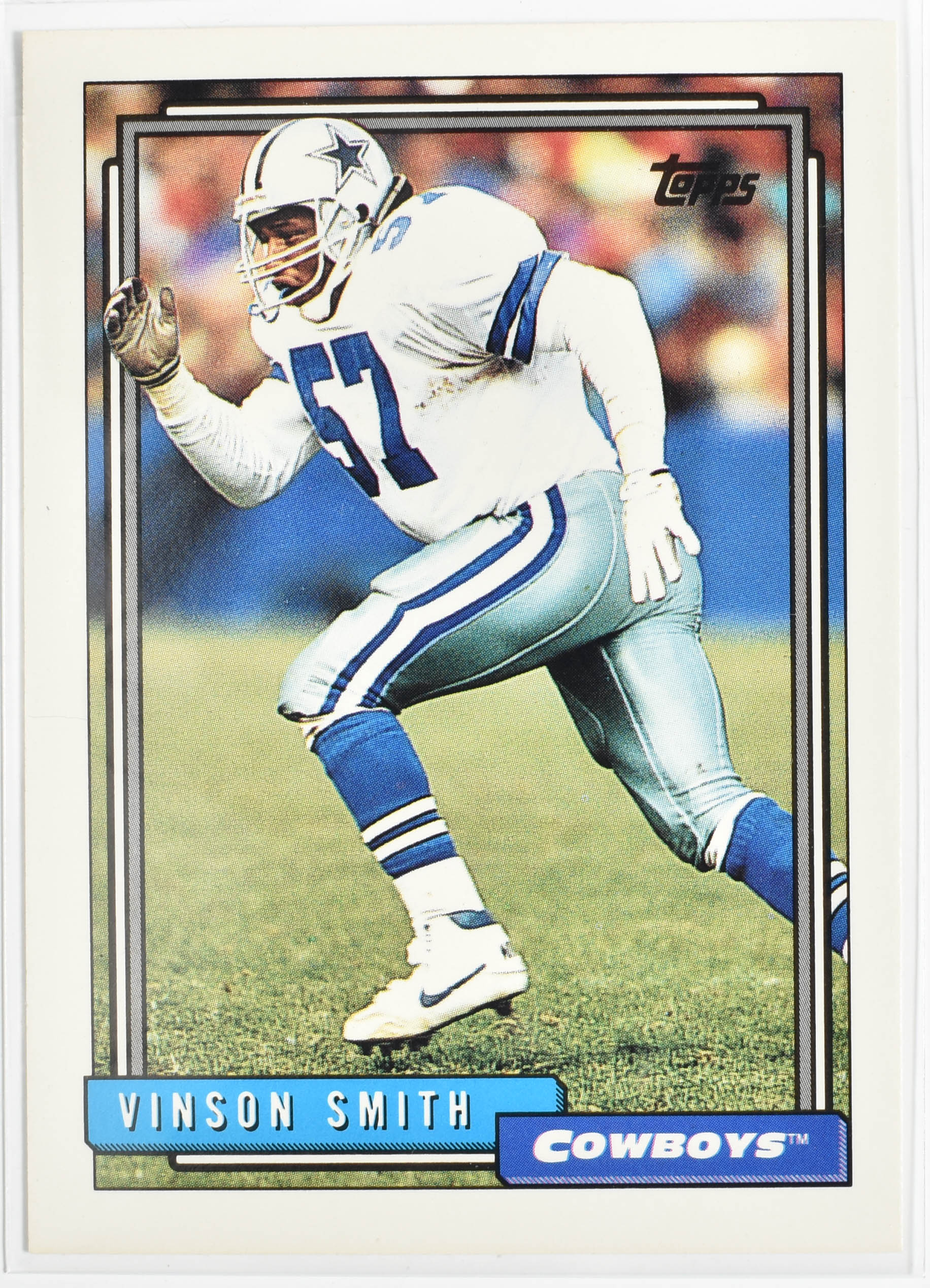 Vinson Smith 323 Topps 1992 Dallas Cowboys