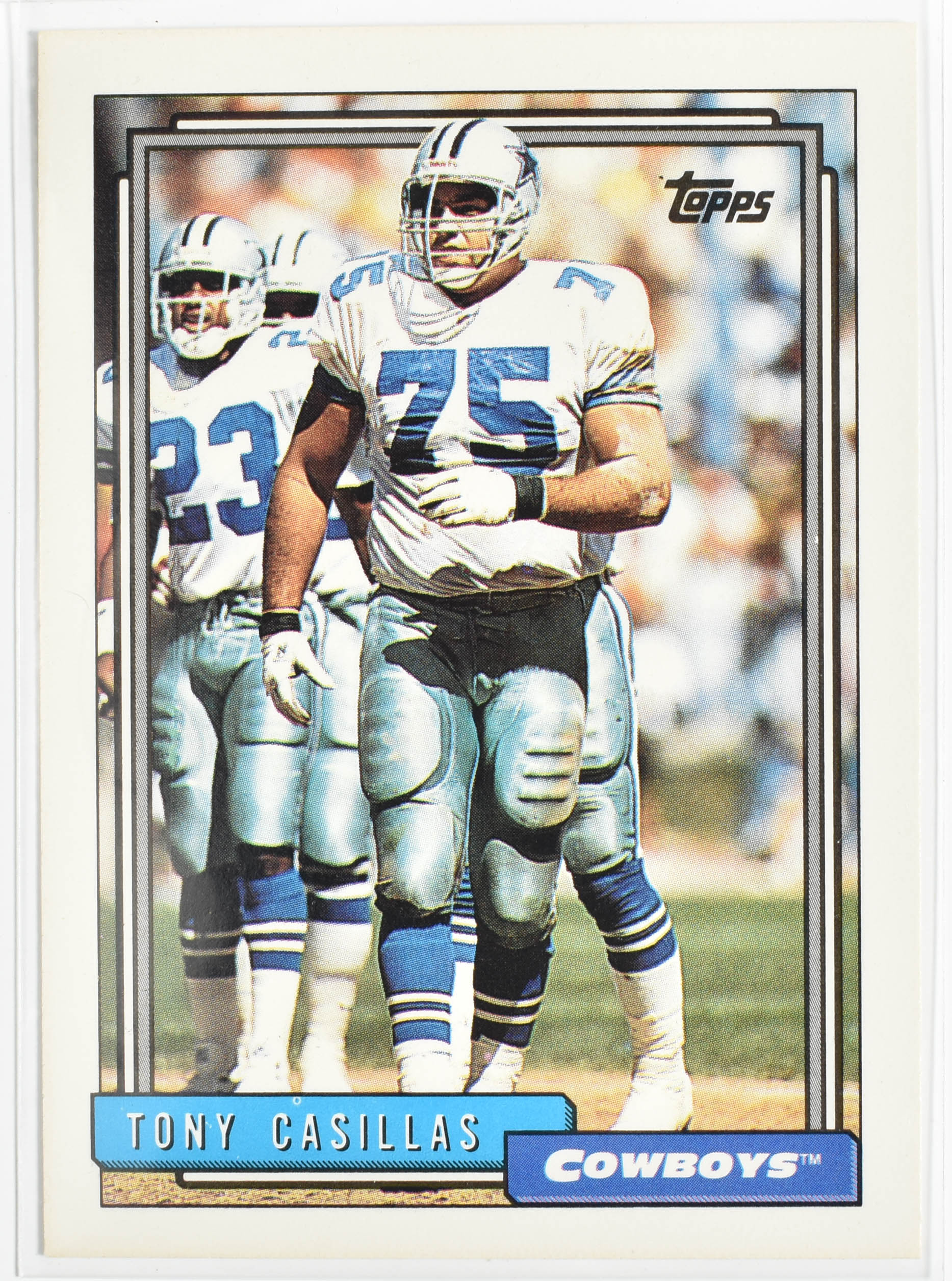 Tony Casillas 135 Topps 1992 Football Card Dallas