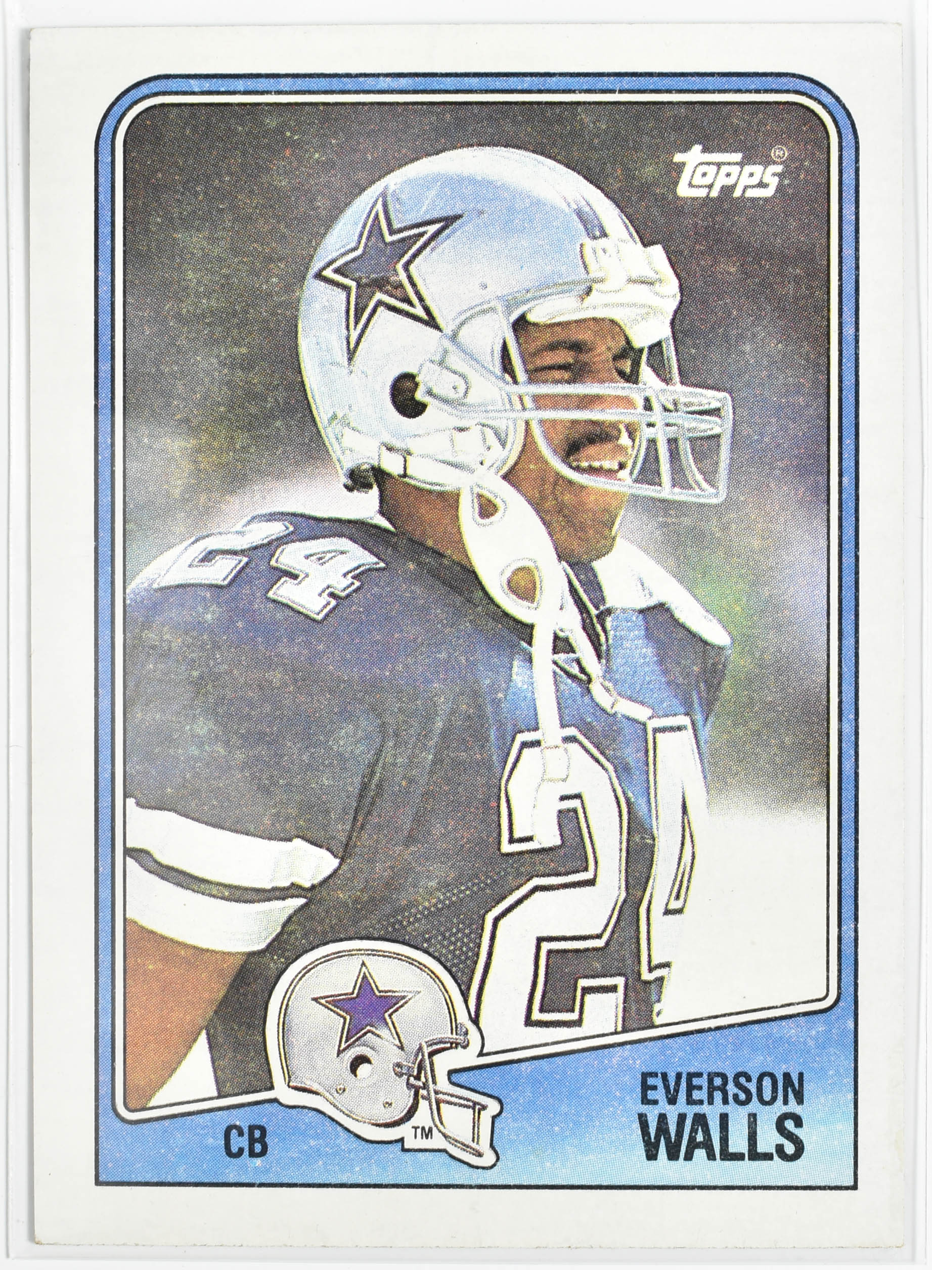 Everson Walls 268 Topps 1988 Dallas Football Card