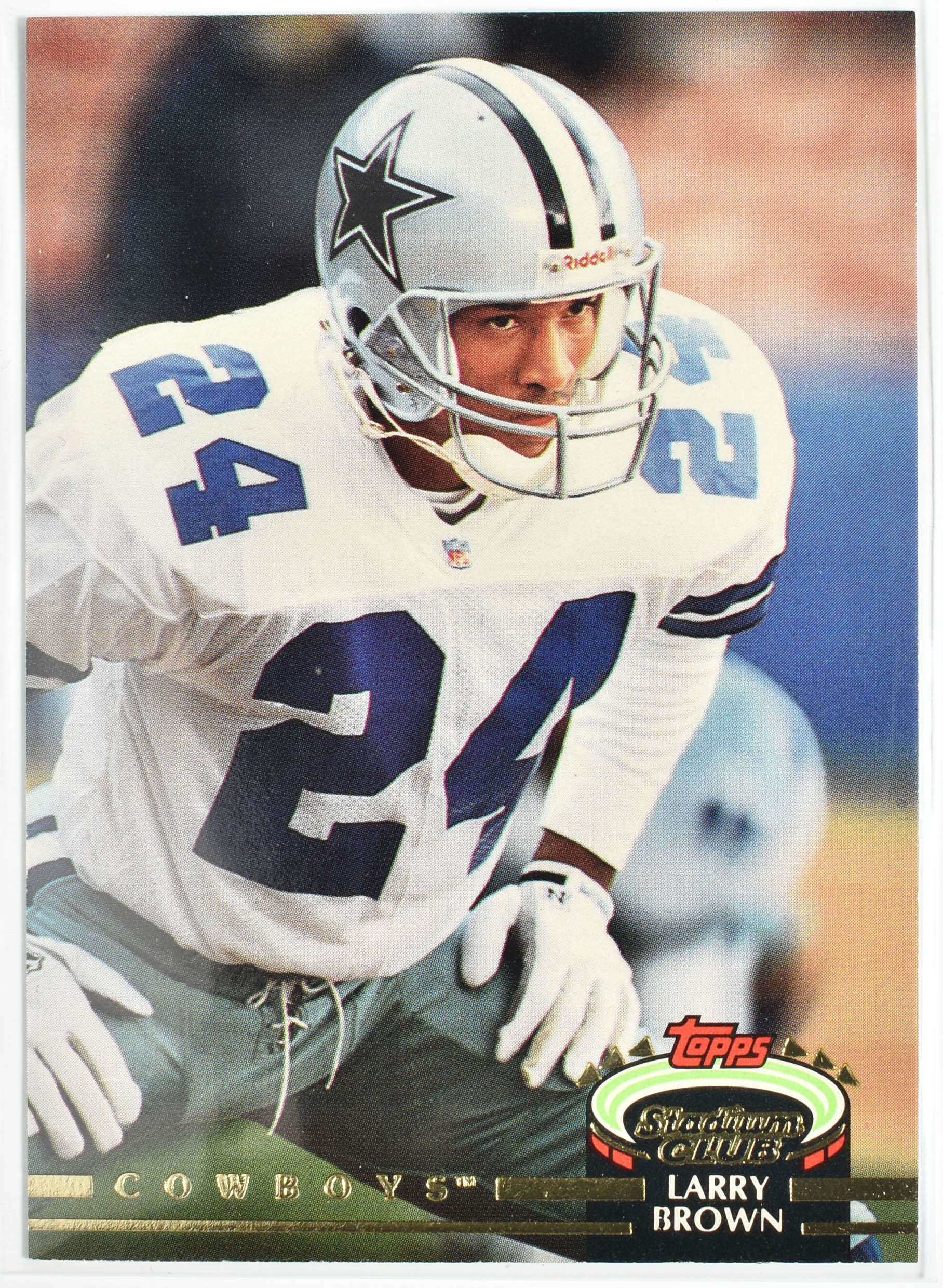 Larry Brown 372 Topps Stadium Club Dallas Cowboys