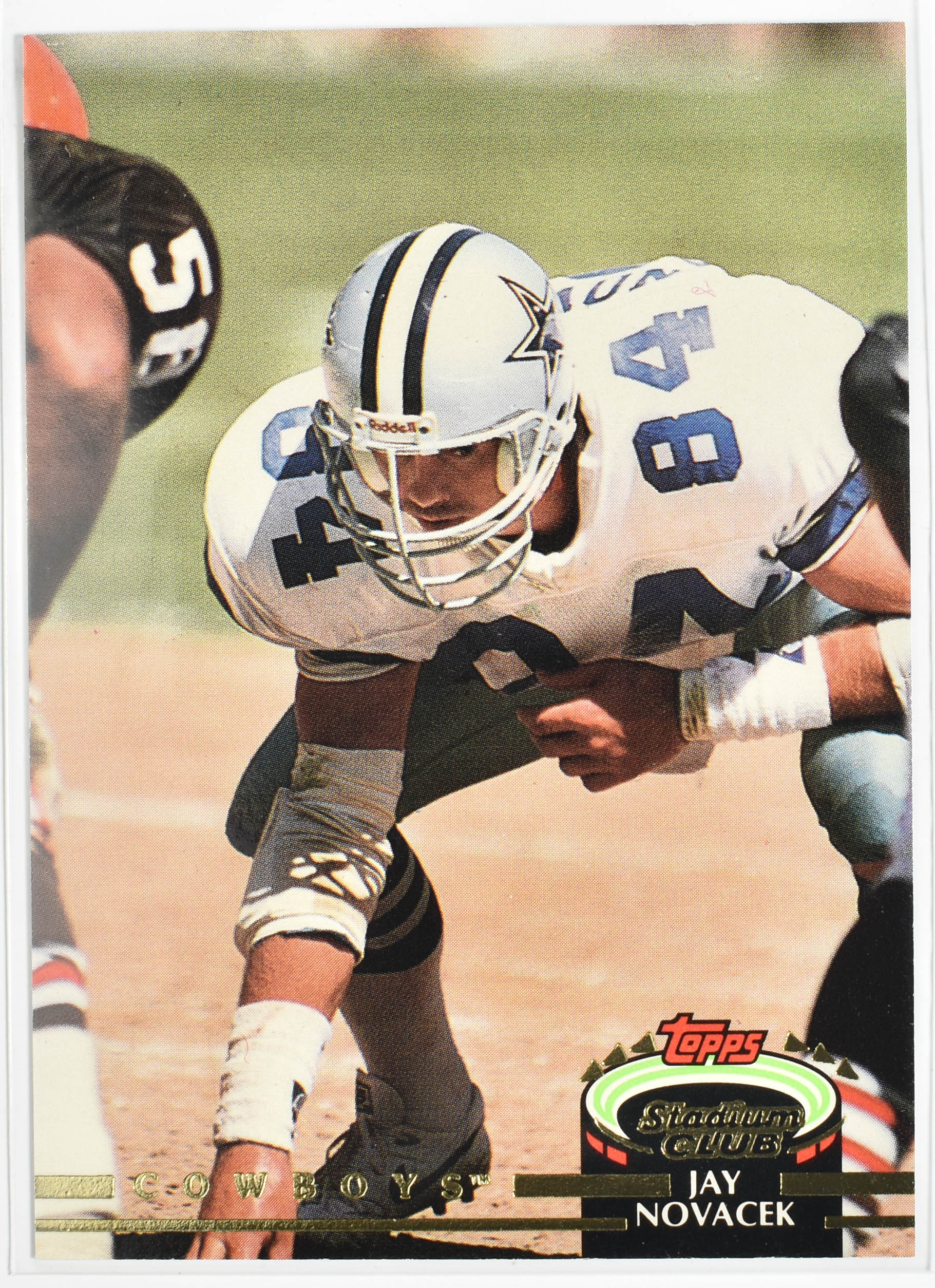 Jay Novacek 489 Topps Stadium Club Dallas Cowboys