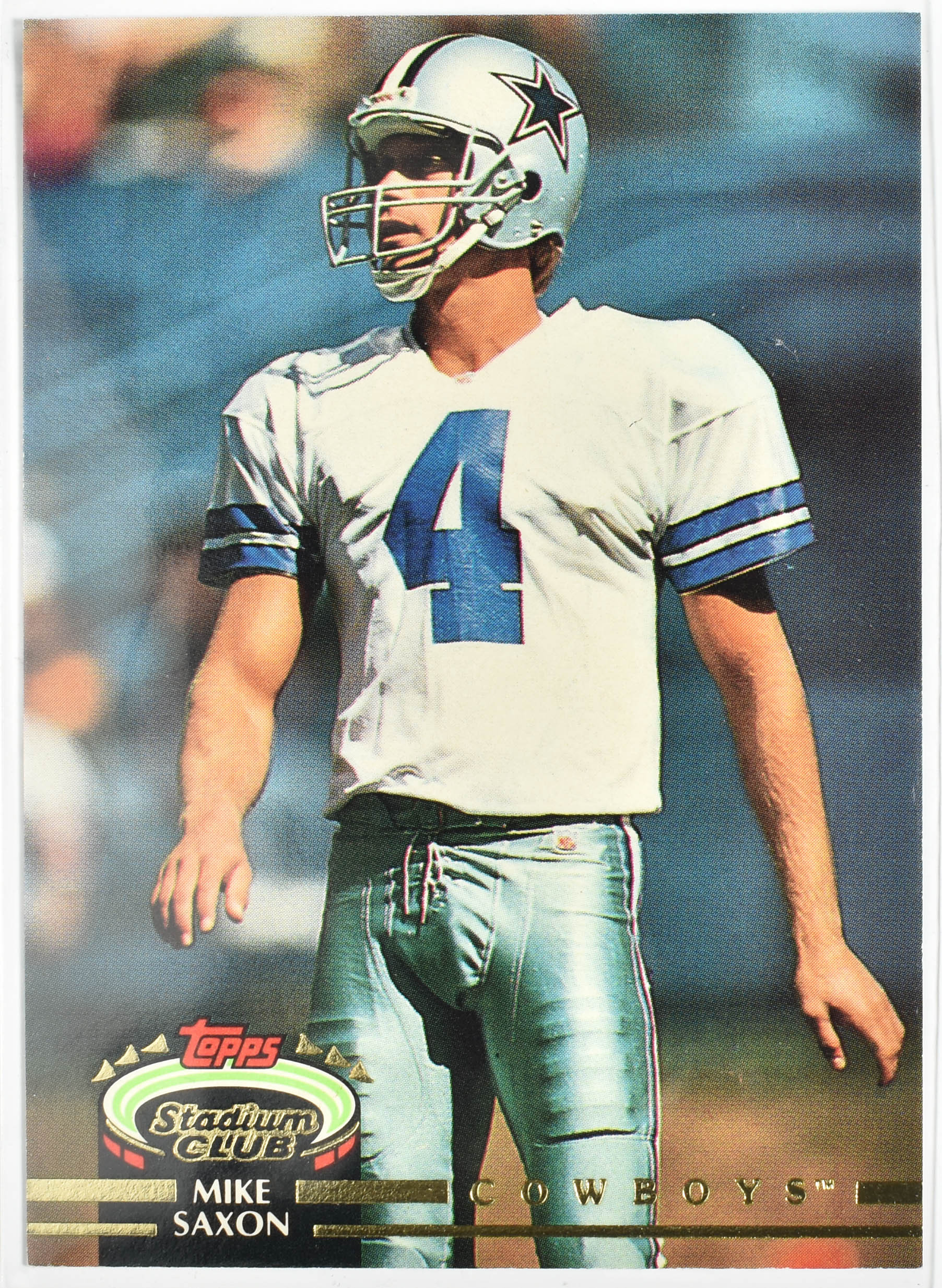 Mike Saxon 533 Topps Stadium Club Dallas Cowboys