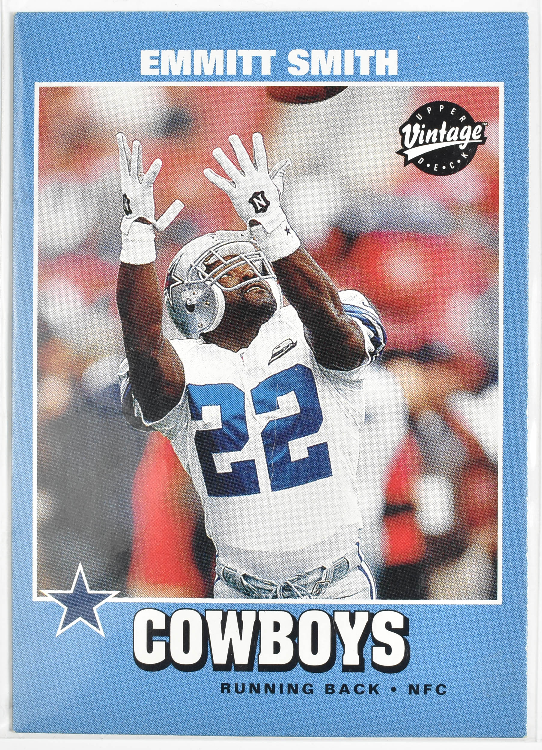 Emmitt Smith 47 Upper Deck 2001 Dallas Cowboys Football Card